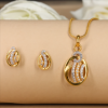 Gold Pendant Set
