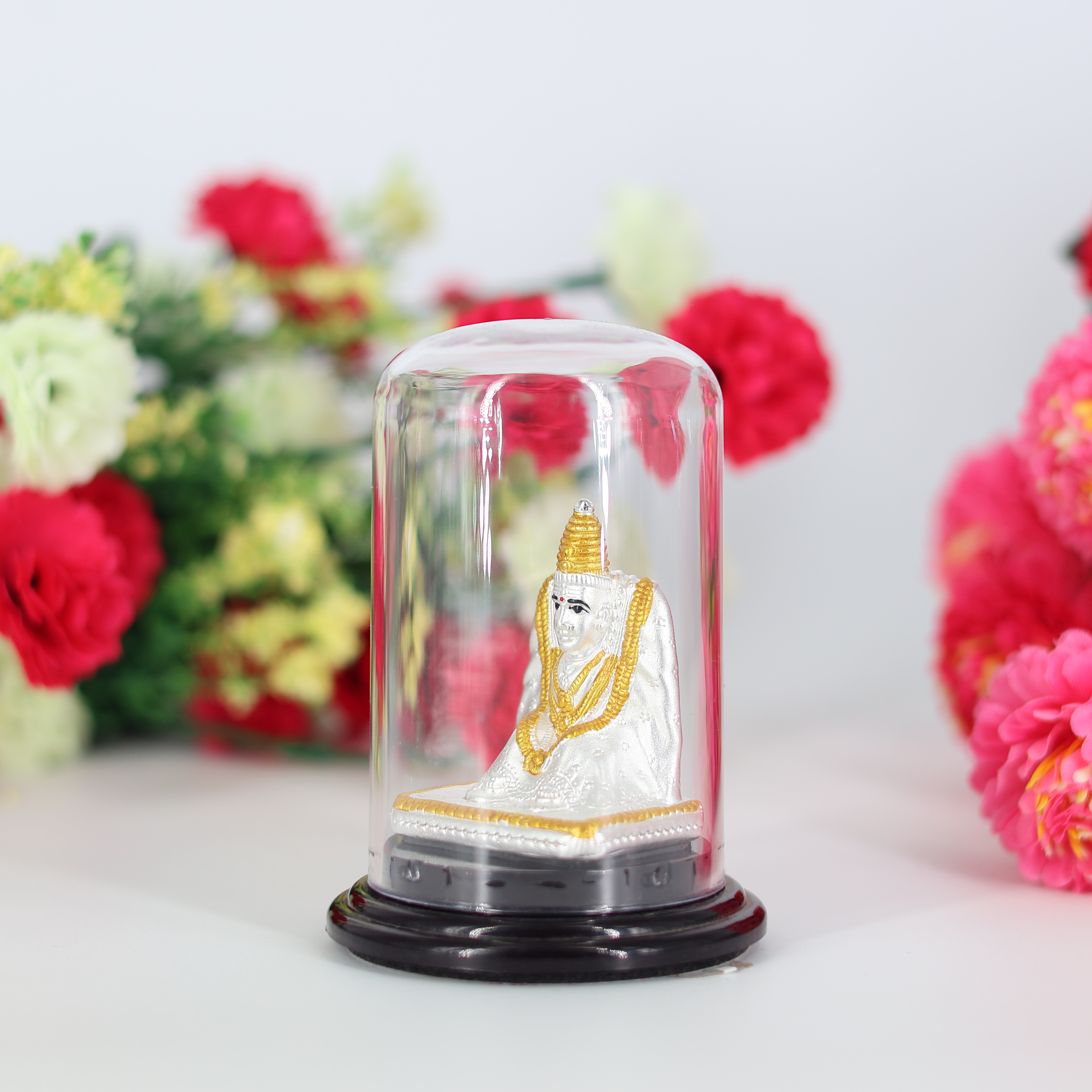 Silver Emerald Murti