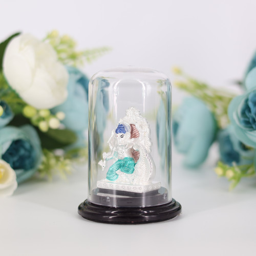 Silver Emerald Murti