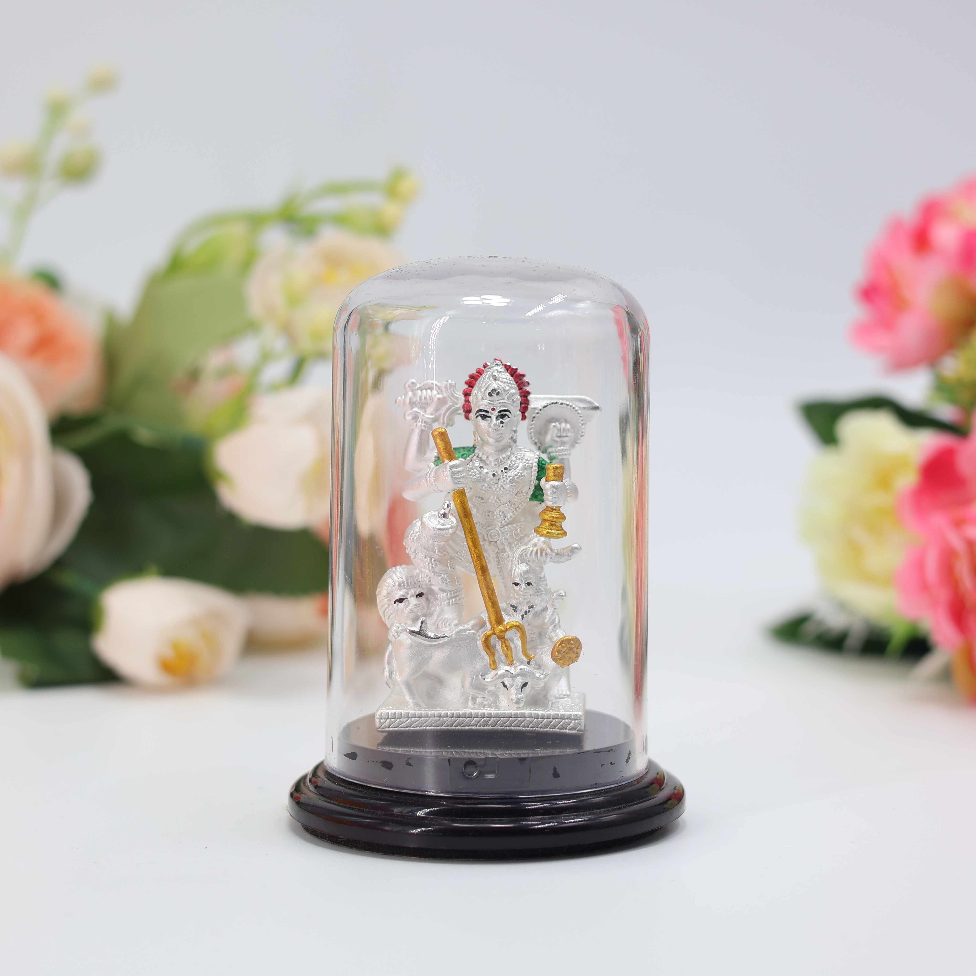 Silver Emerald Murti