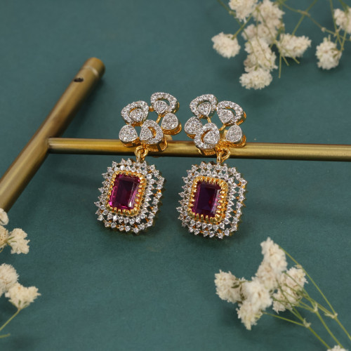 Silver Necklace Earring