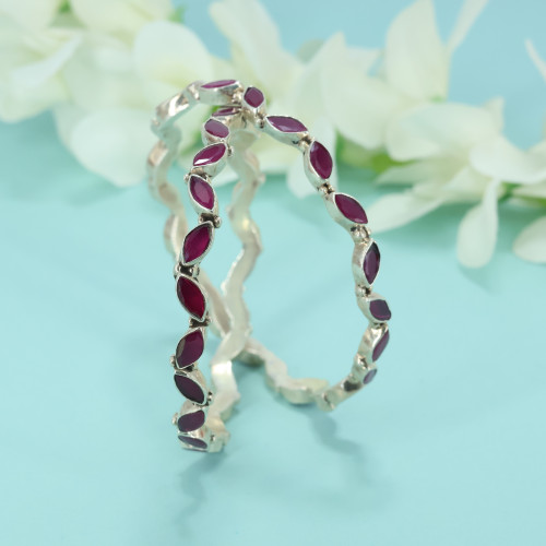 Silver Bangles
