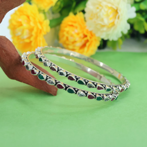 Silver Bangles