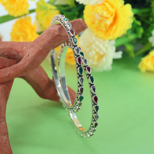 Silver Bangles