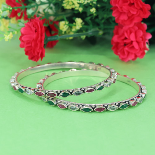 Silver Bangles