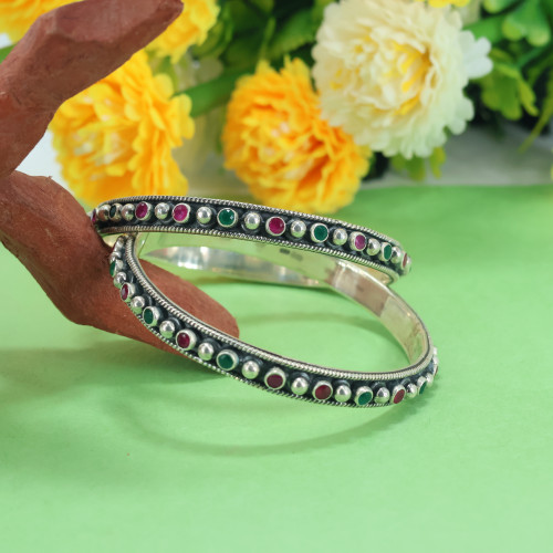 Silver Bangles