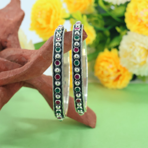 Silver Bangles