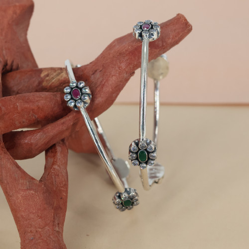 Silver Bangles