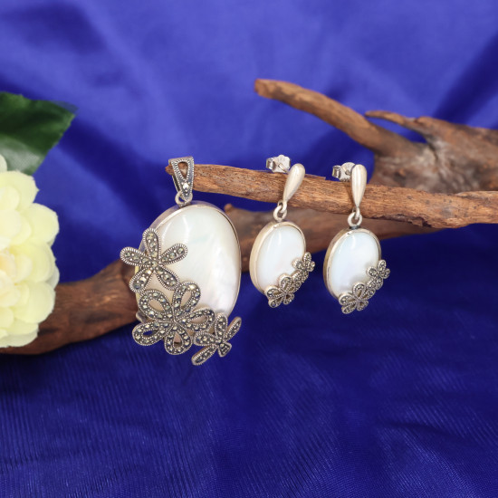 Silver Pendant Set 