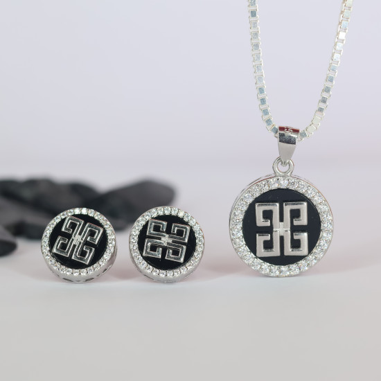 Silver Pendant Set