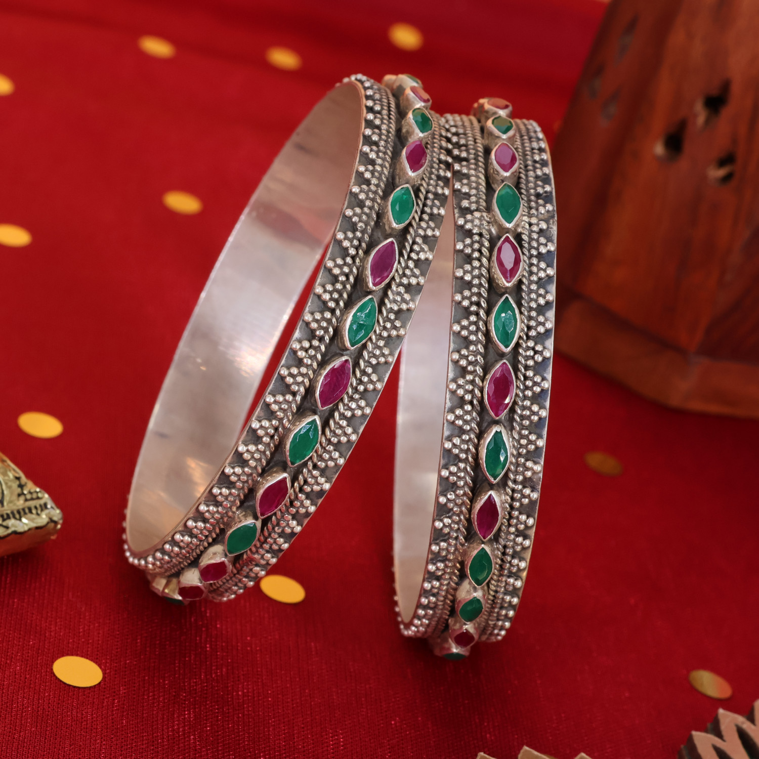 Silver Bangles