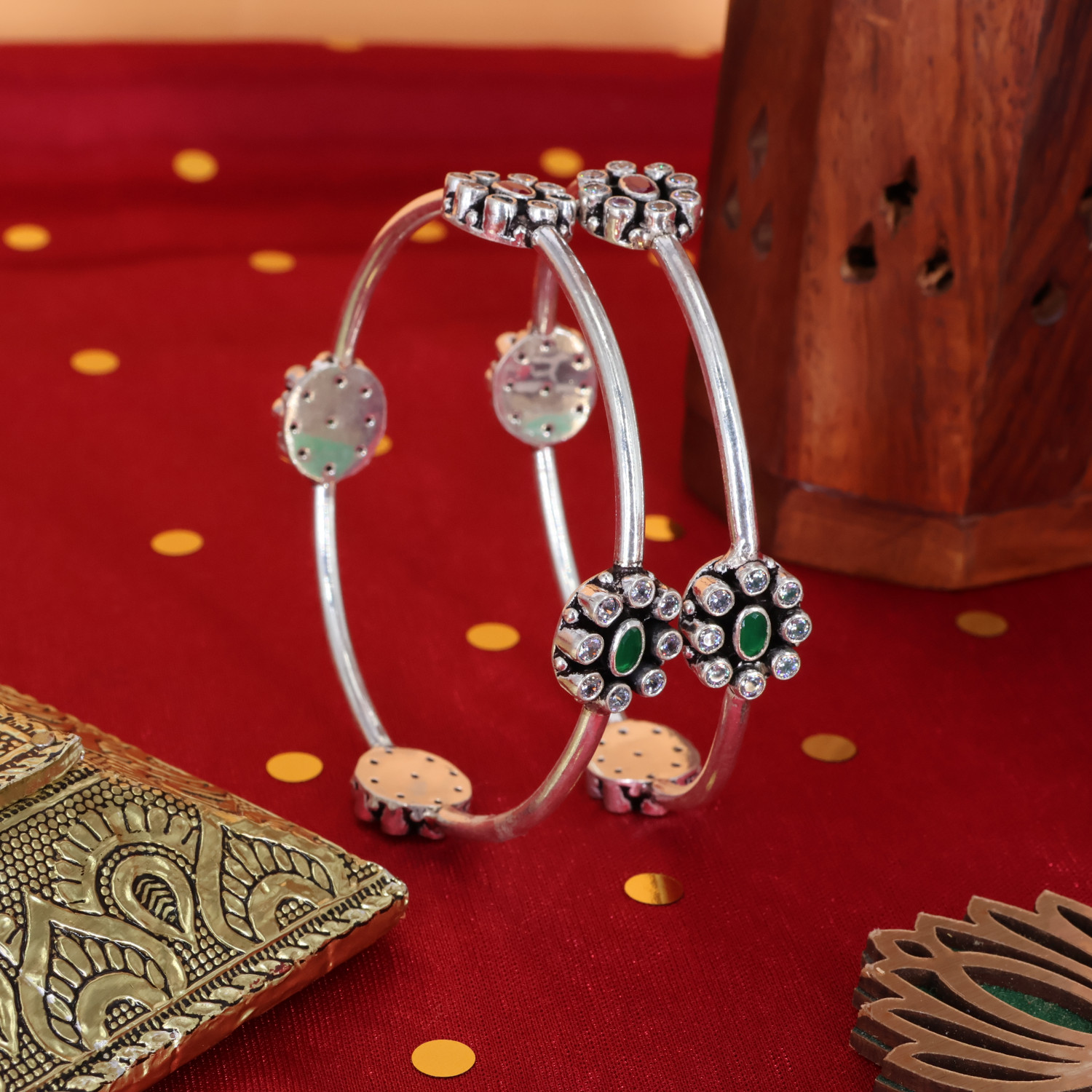 Silver Bangles