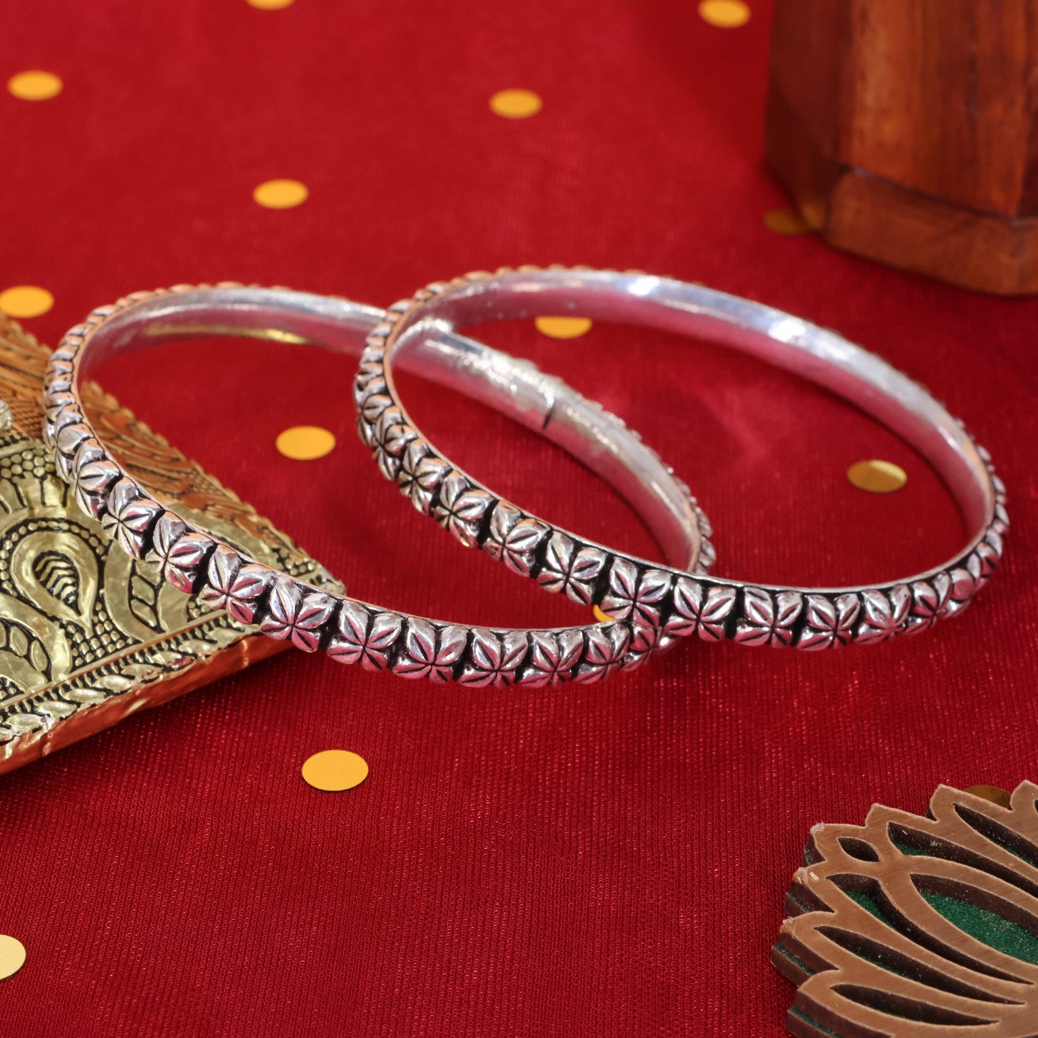 Silver Bangles
