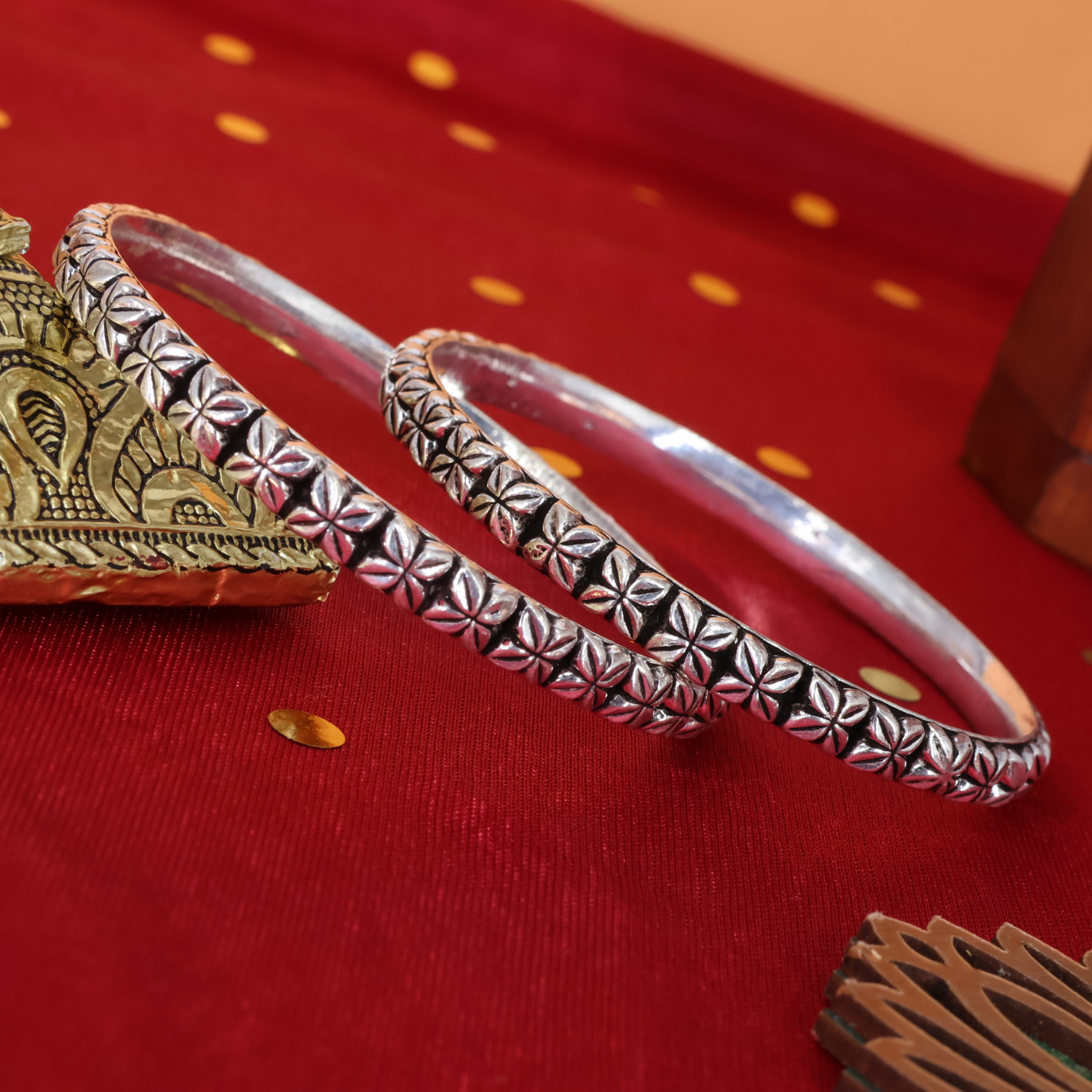 Silver Bangles