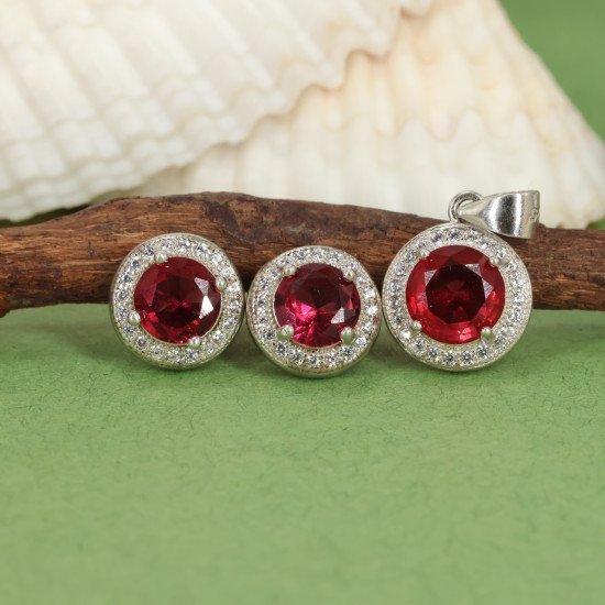 Silver Pendant Set 
