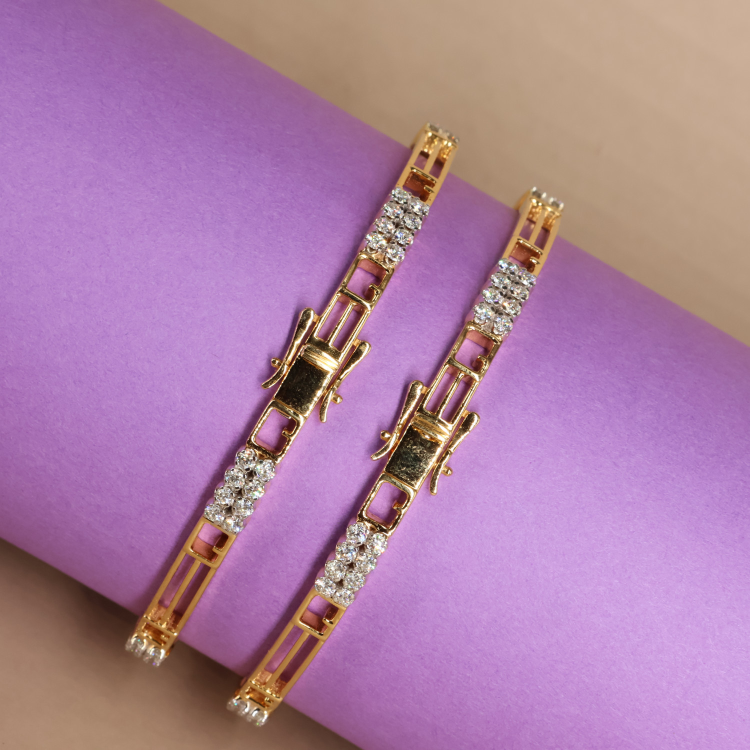 Real Diamond Bangles