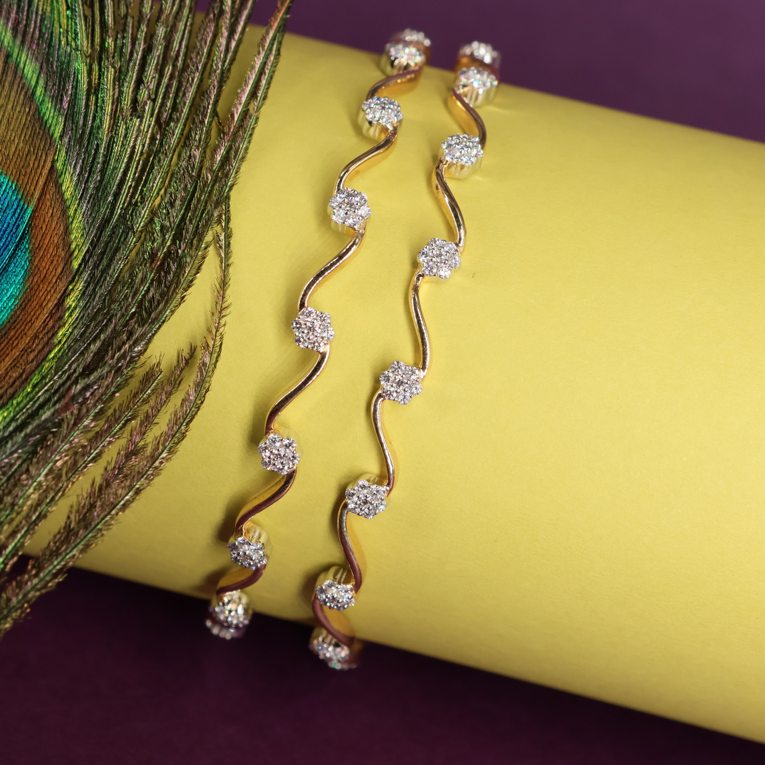 Real Diamond Bangles