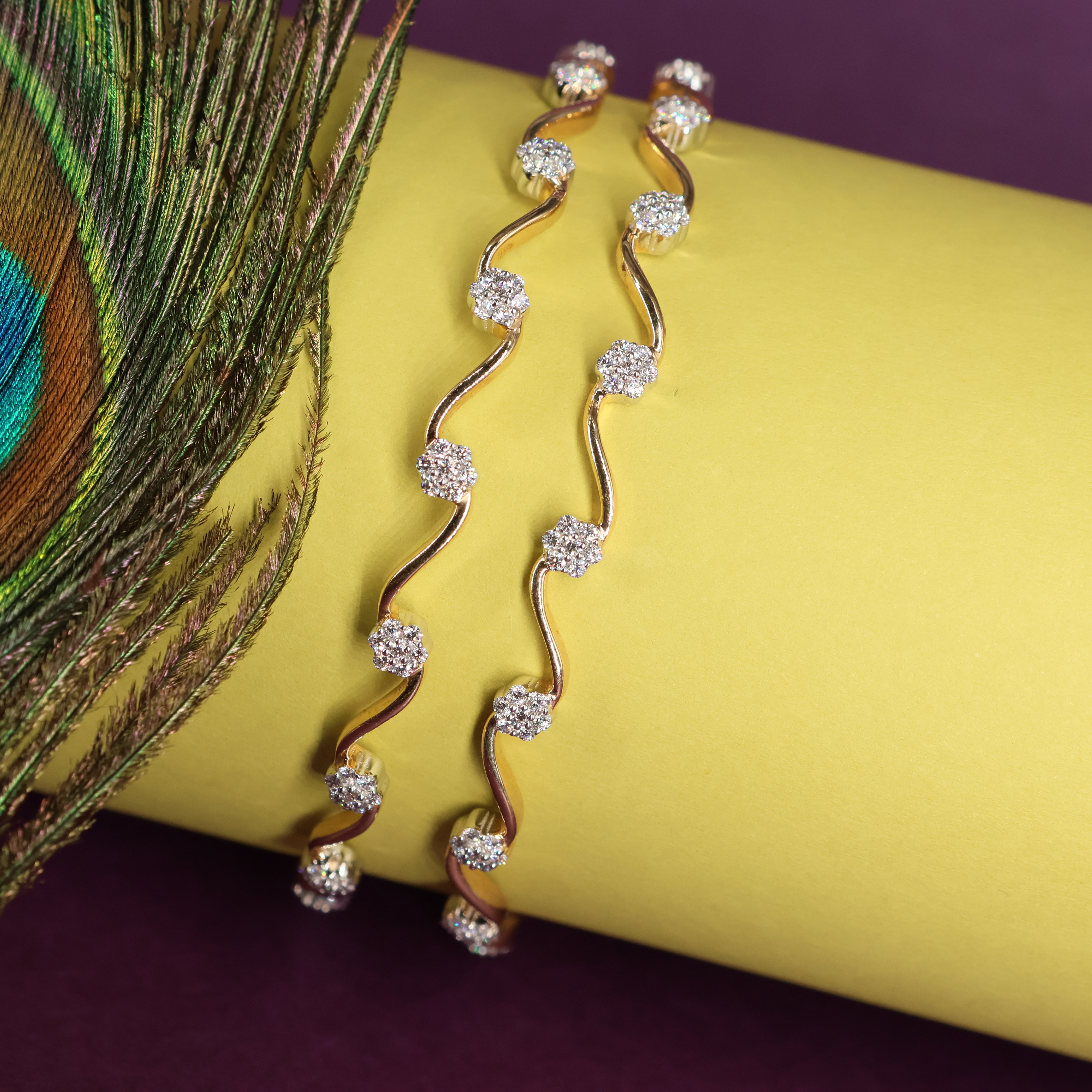 Real Diamond Bangles