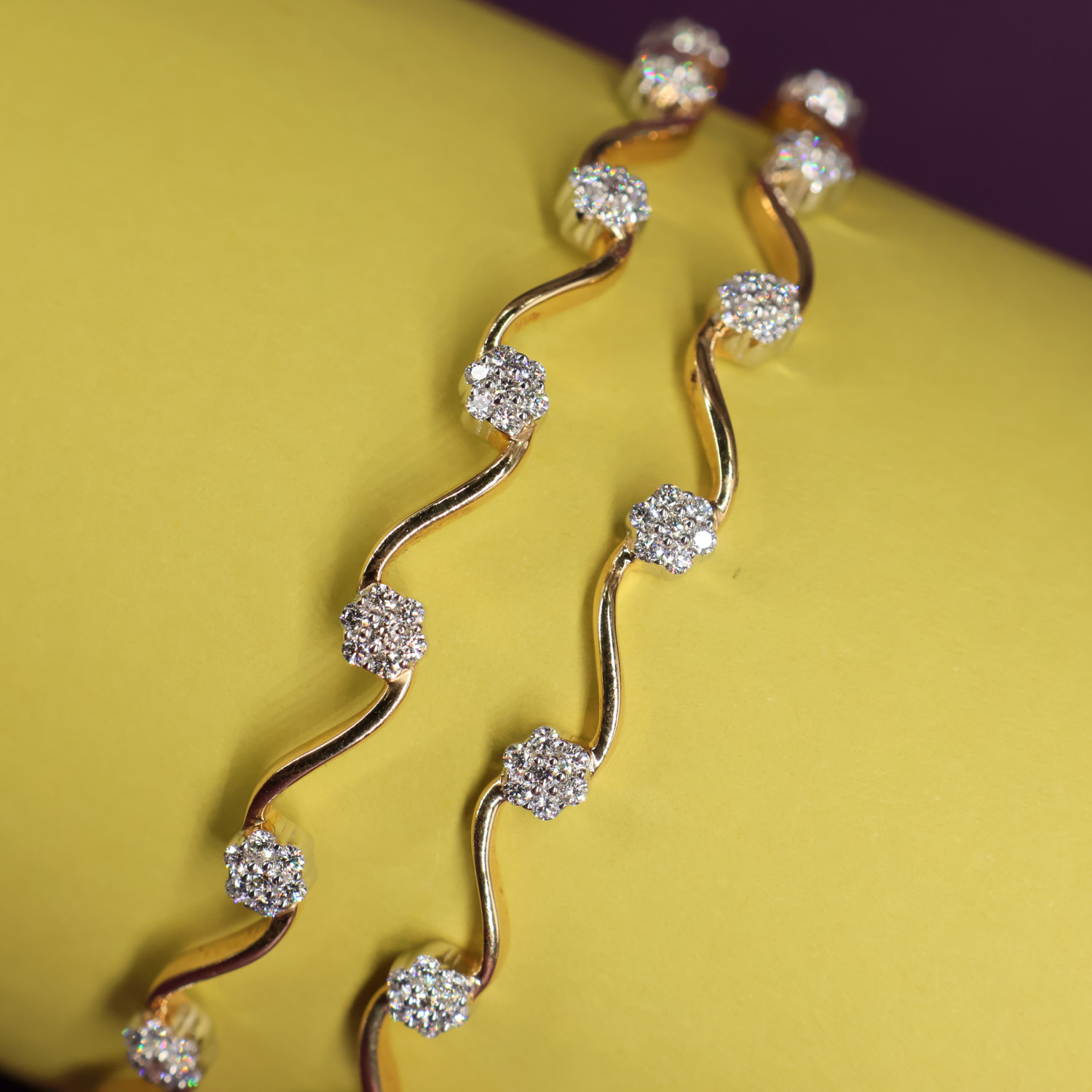 Real Diamond Bangles