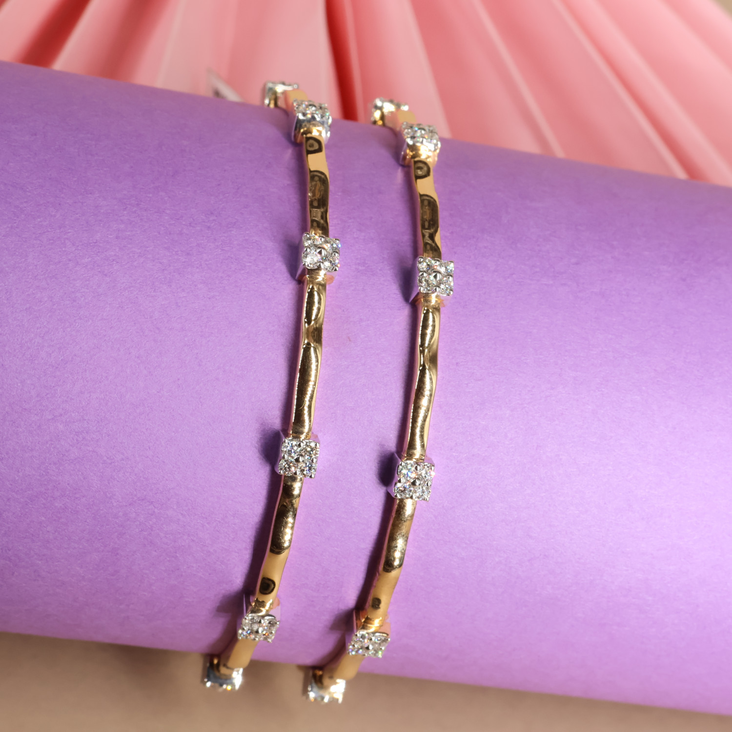 Real Diamond Bangles