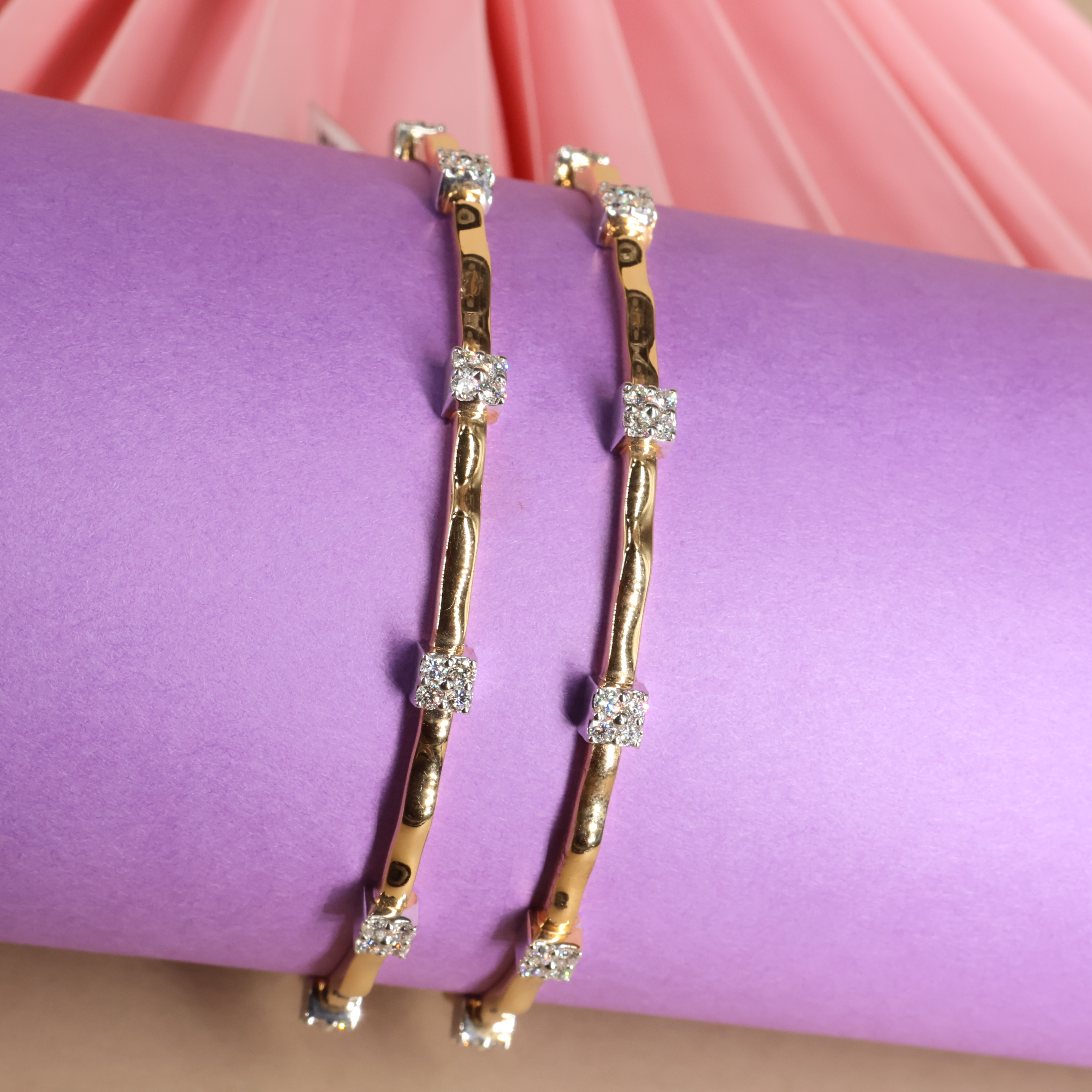 Real Diamond Bangles