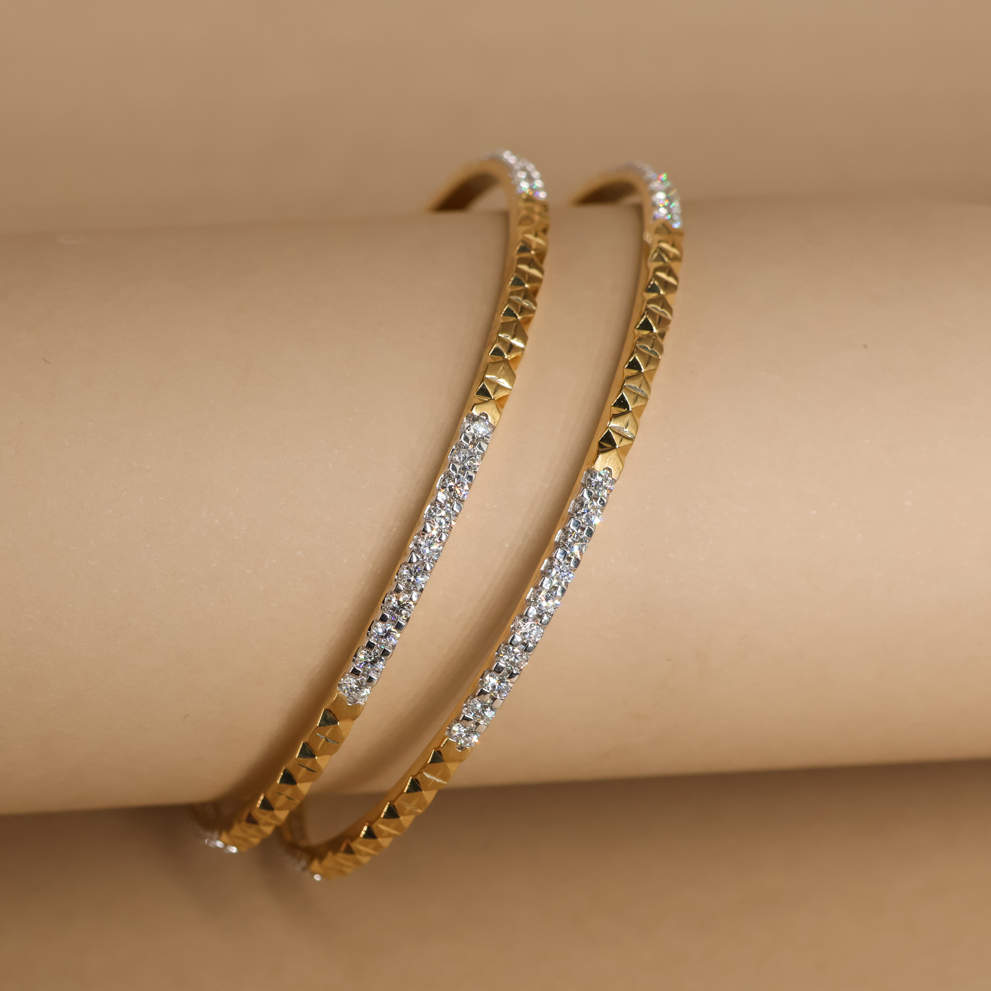 Real Diamond Bangles