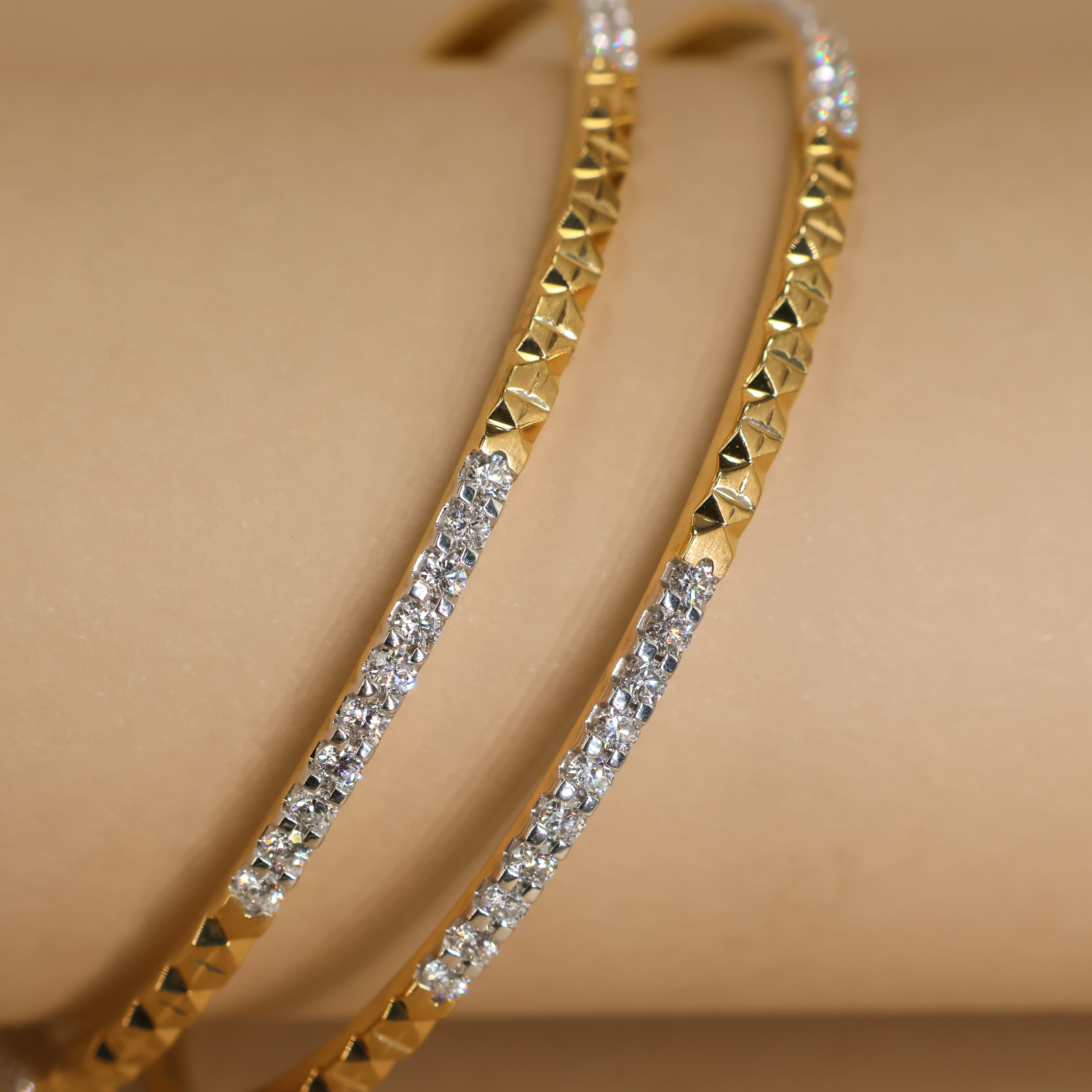 Real Diamond Bangles