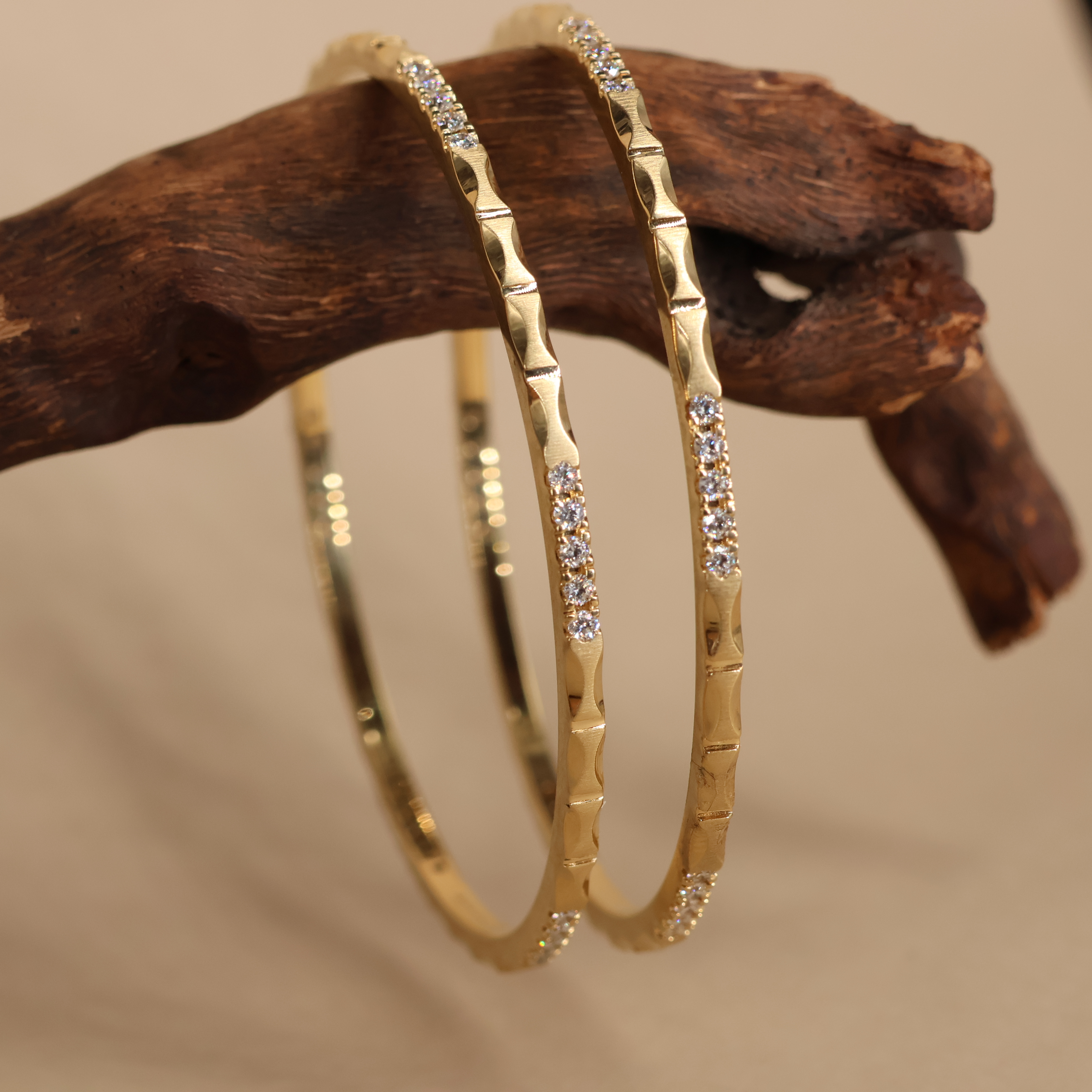 Real Diamond Bangles