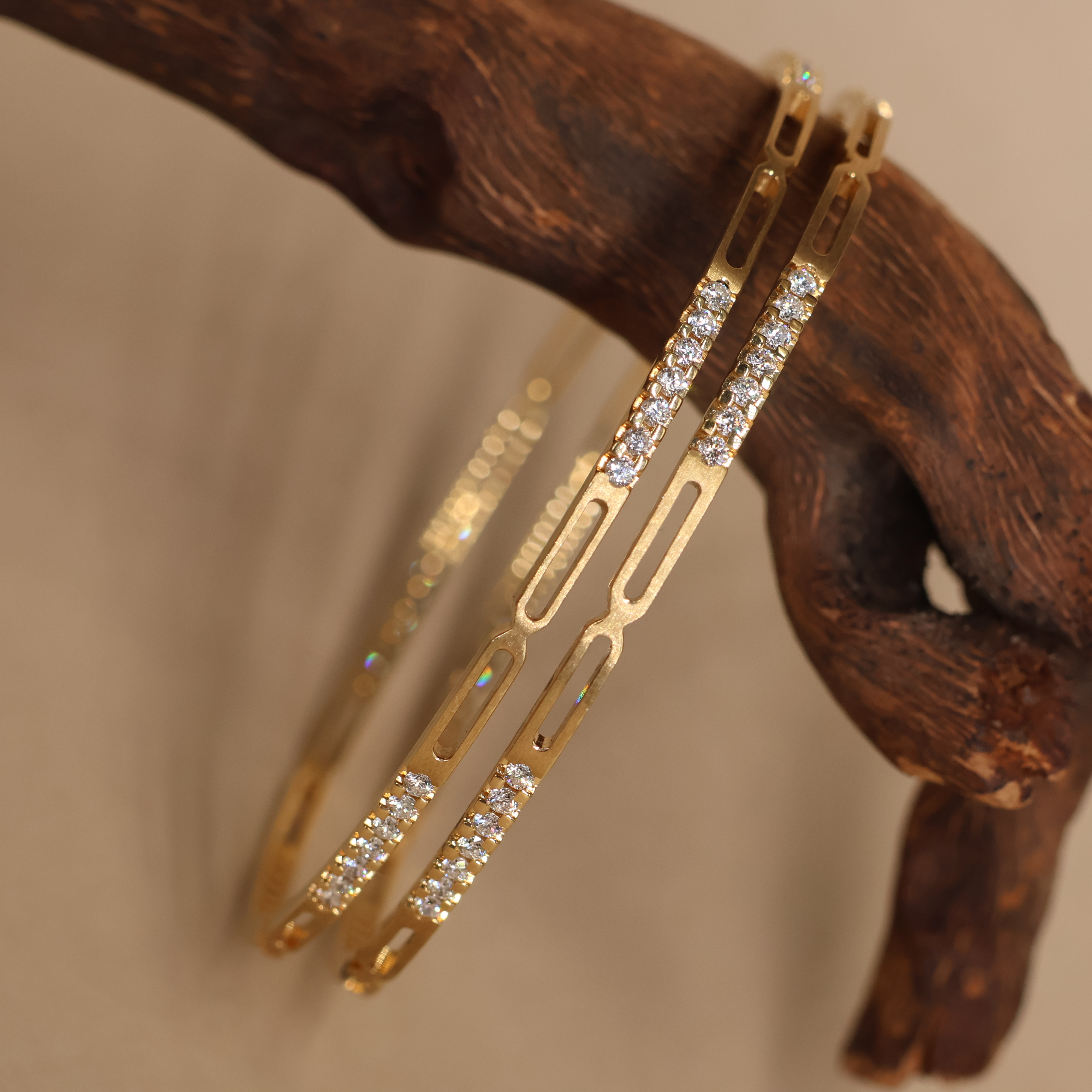 Real Diamond Bangles