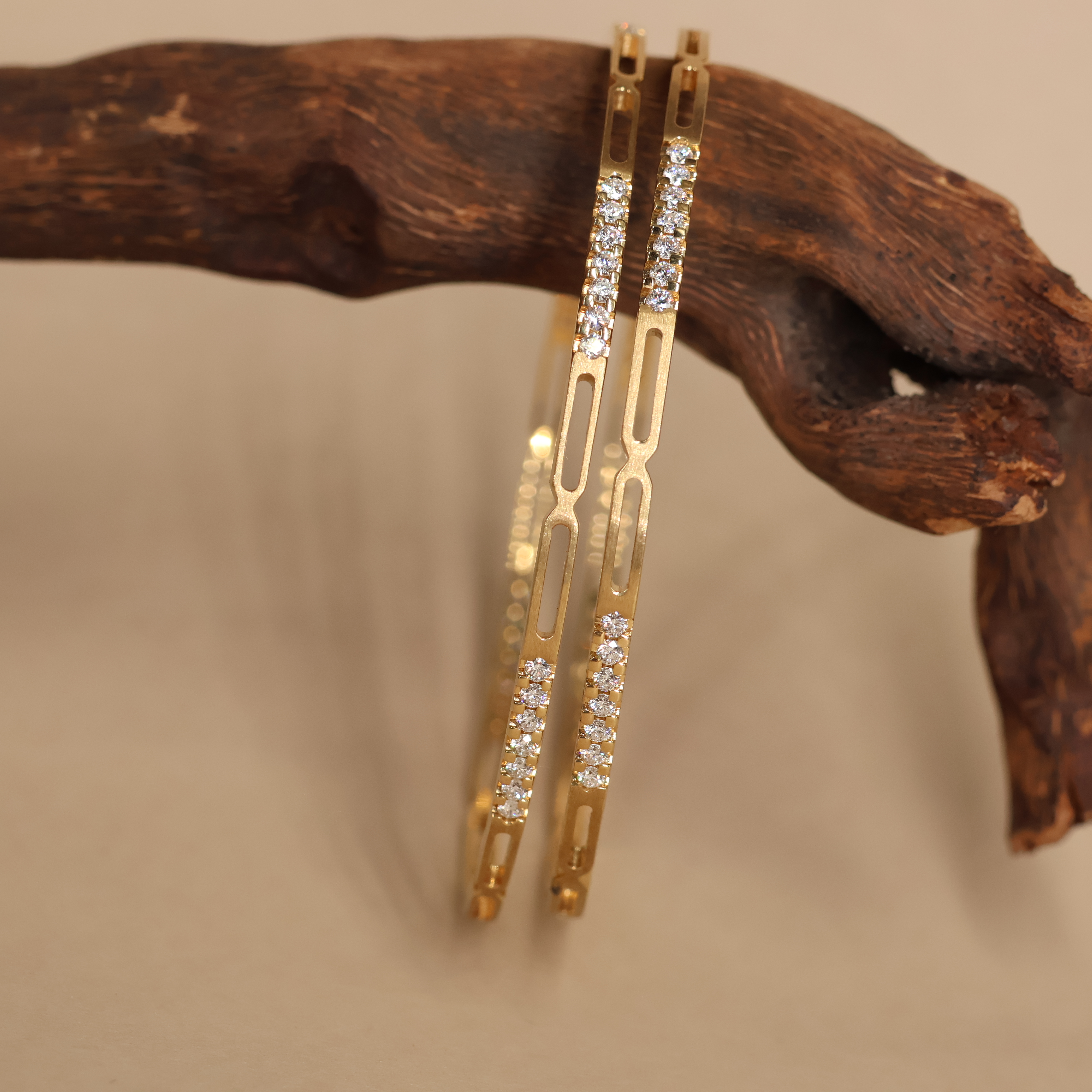 Real Diamond Bangles