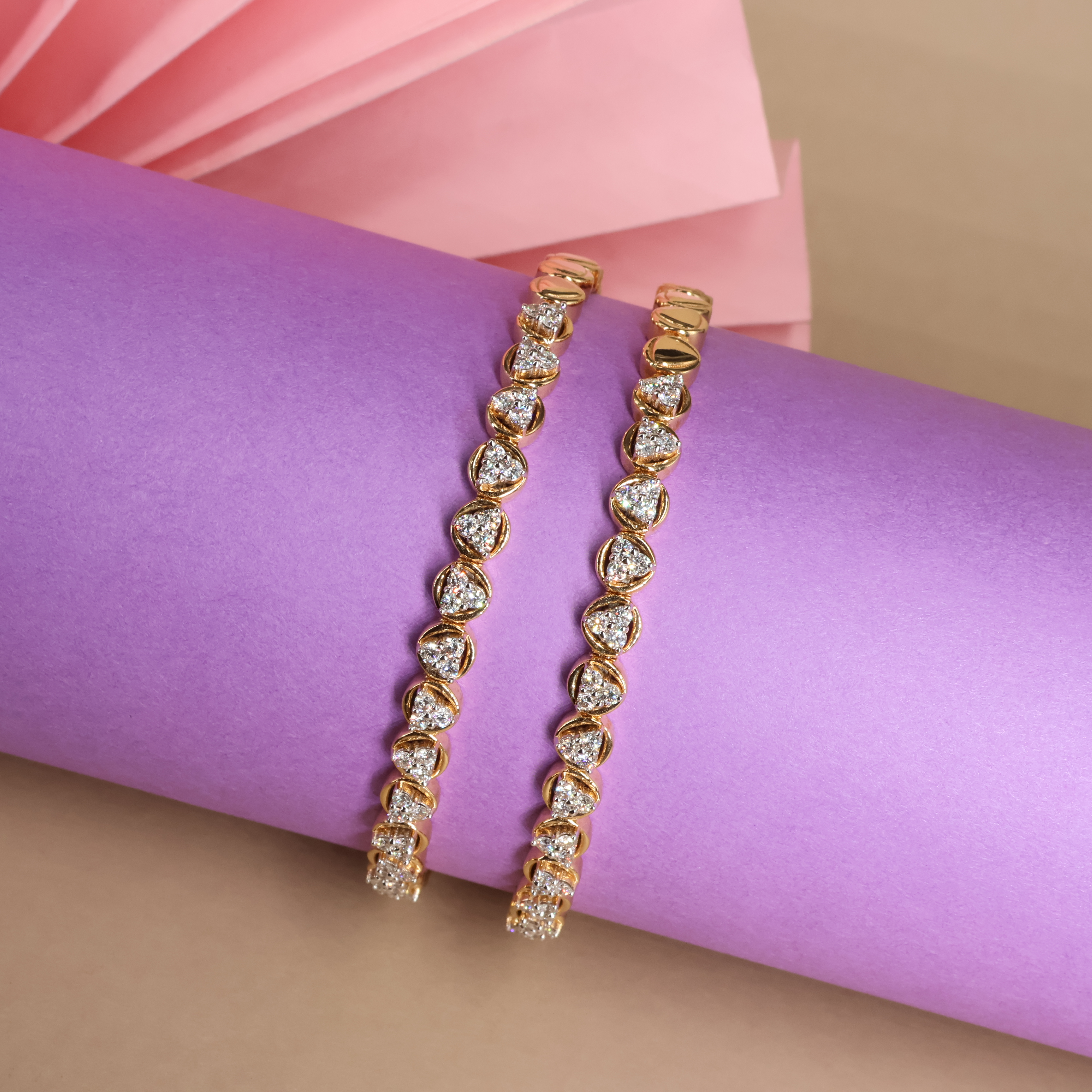 Real Diamond Bangles