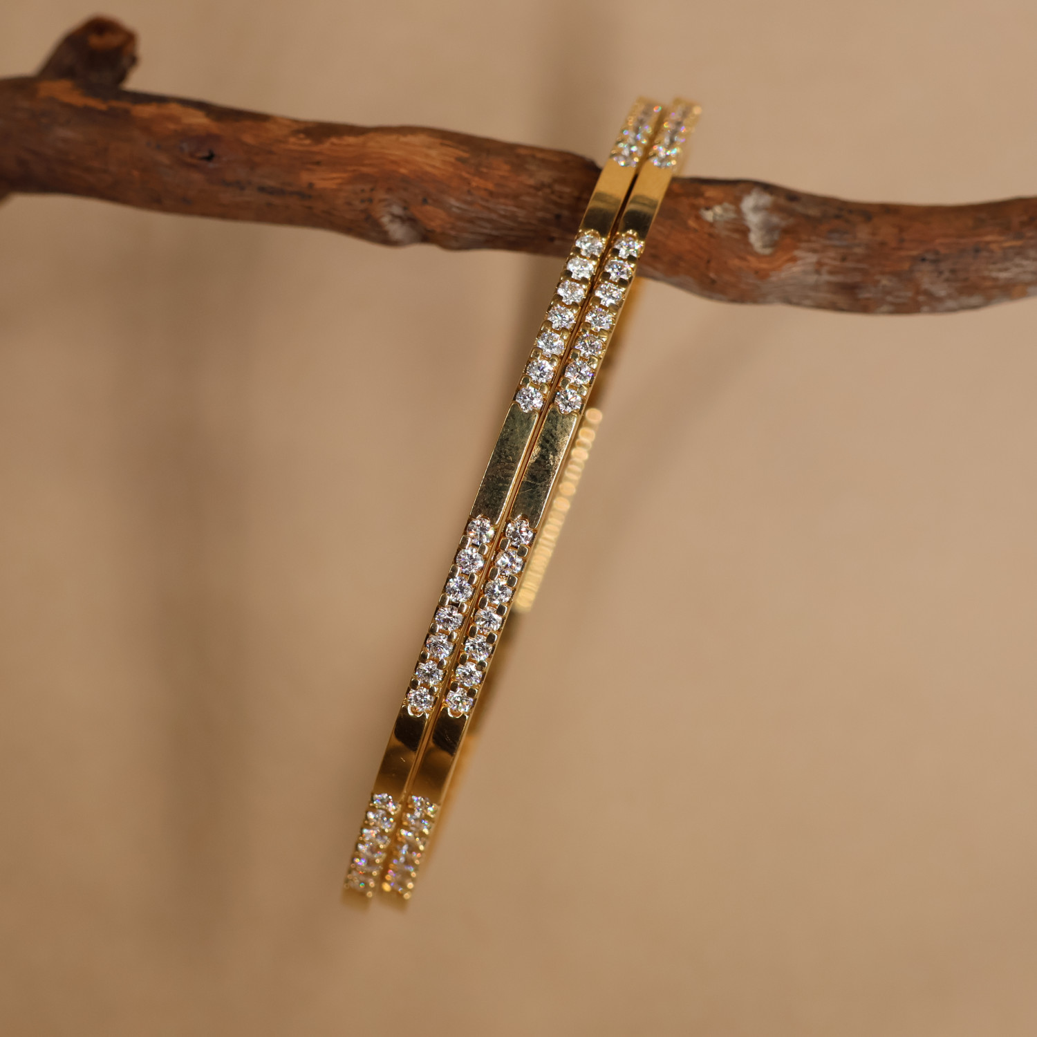 Real Diamond Bangles