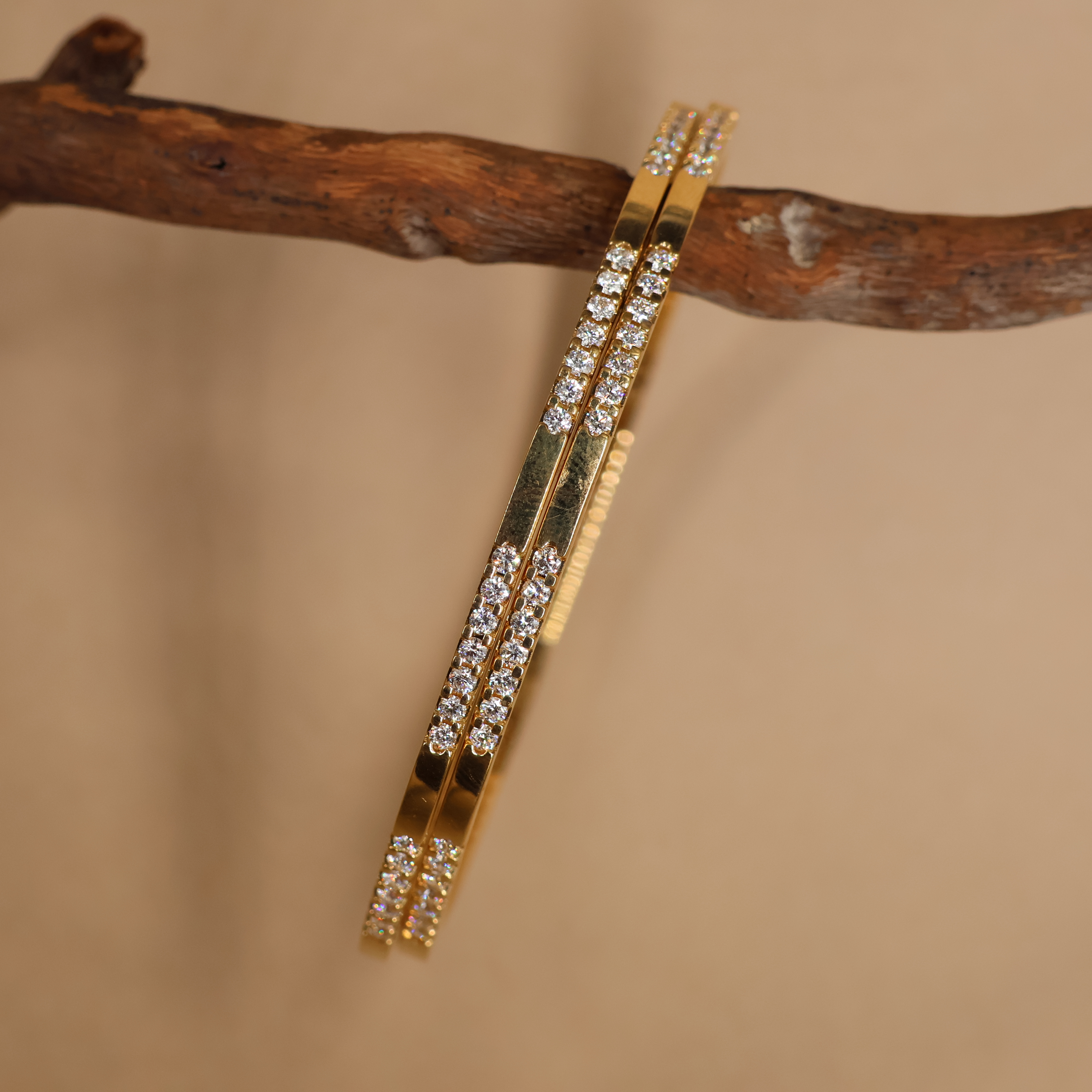 Real Diamond Bangles