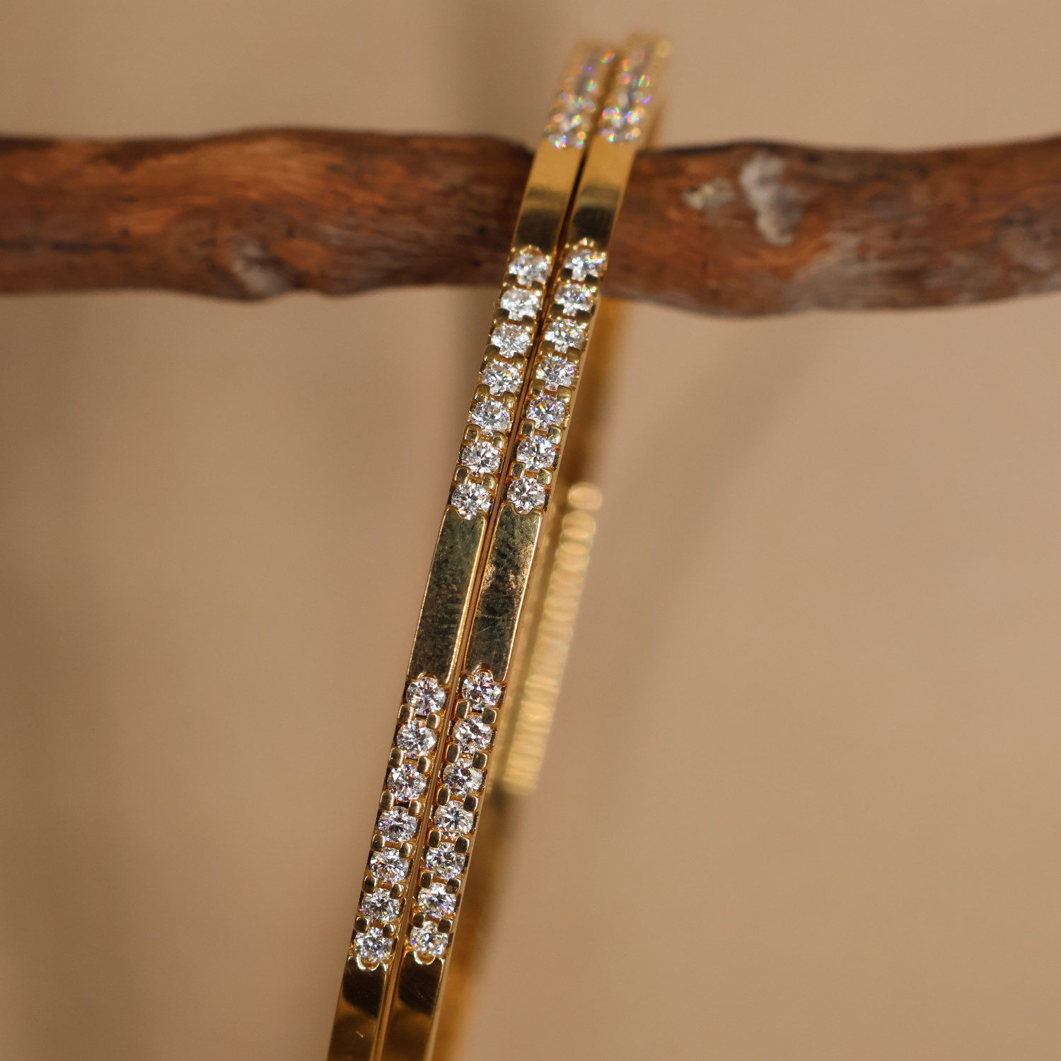 Real Diamond Bangles