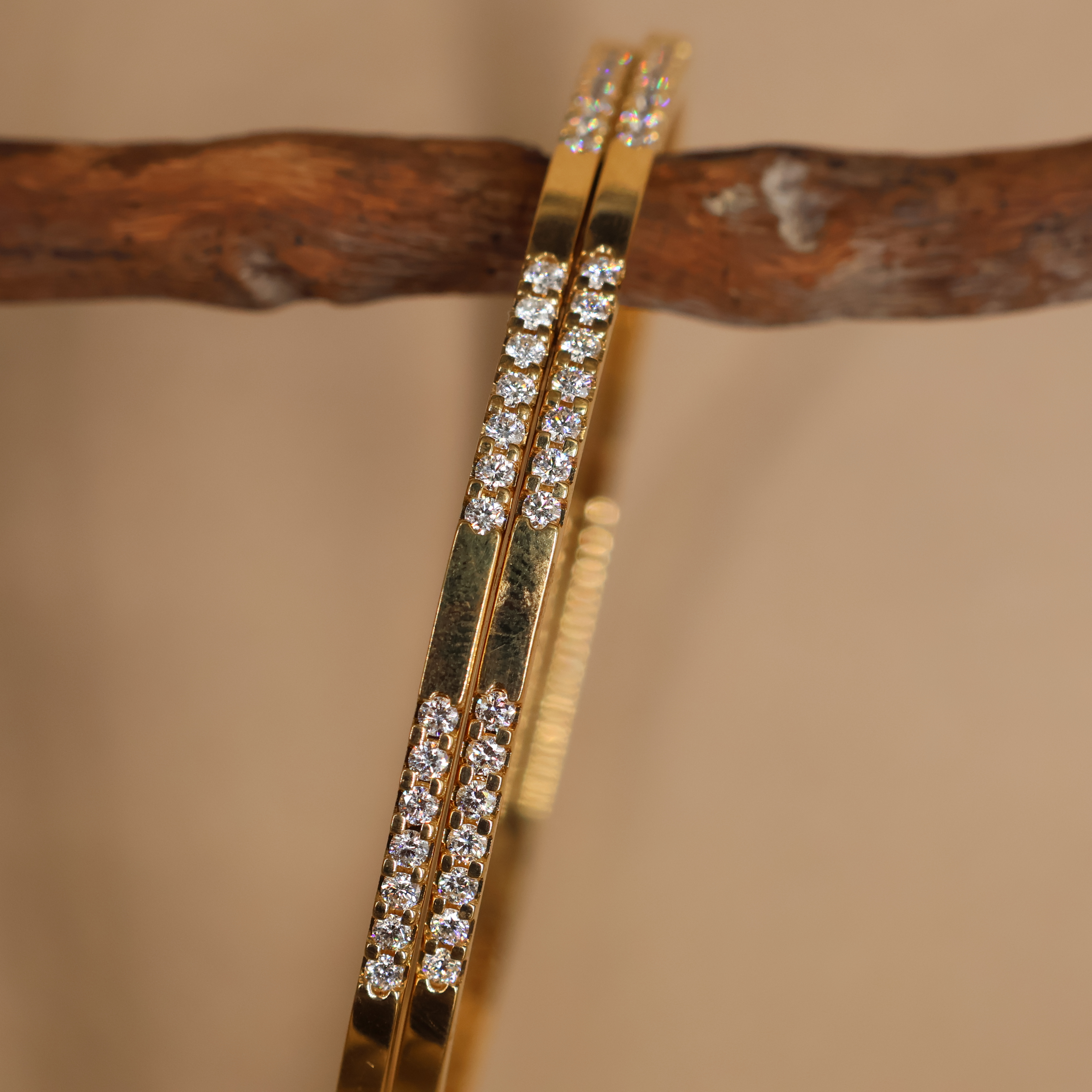 Real Diamond Bangles