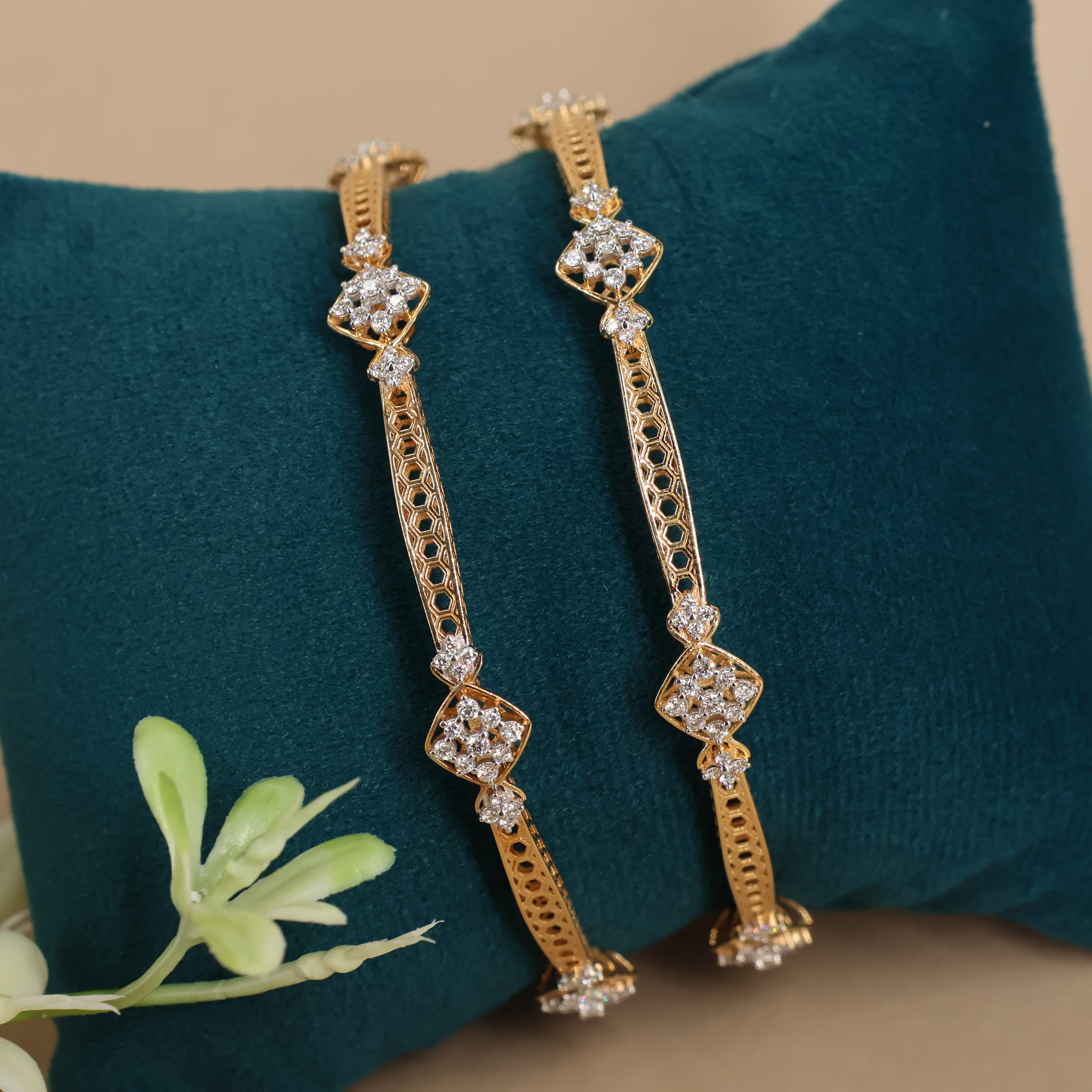 Real Diamond Bangles
