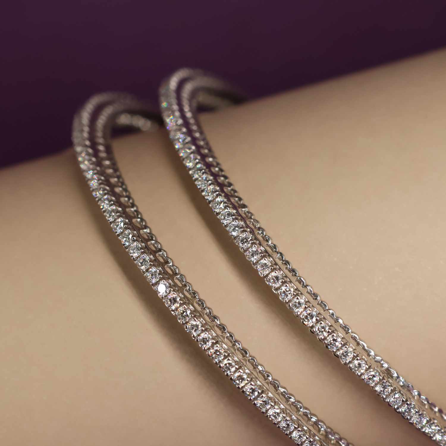Real Diamond Bangles