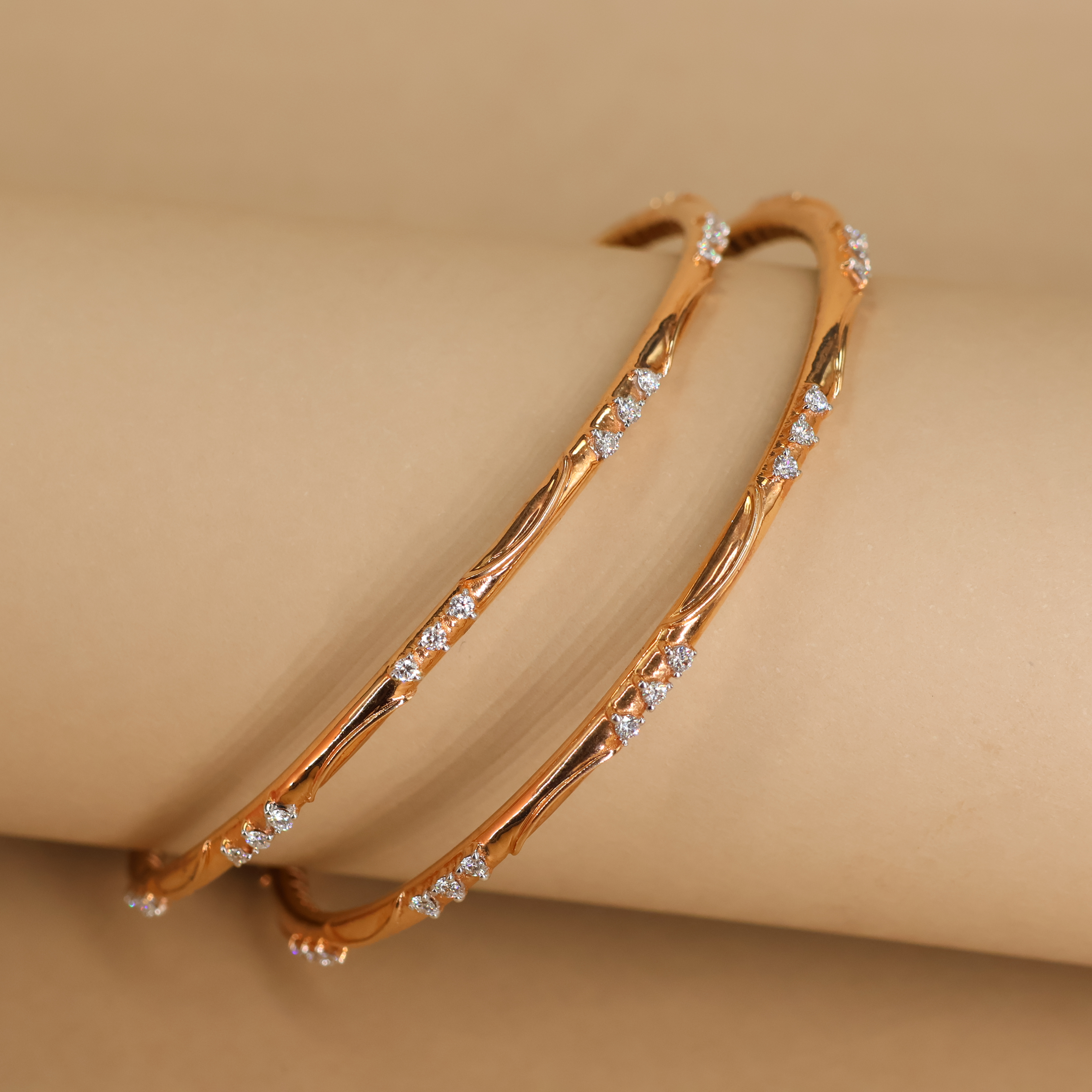 Real Diamond Bangles