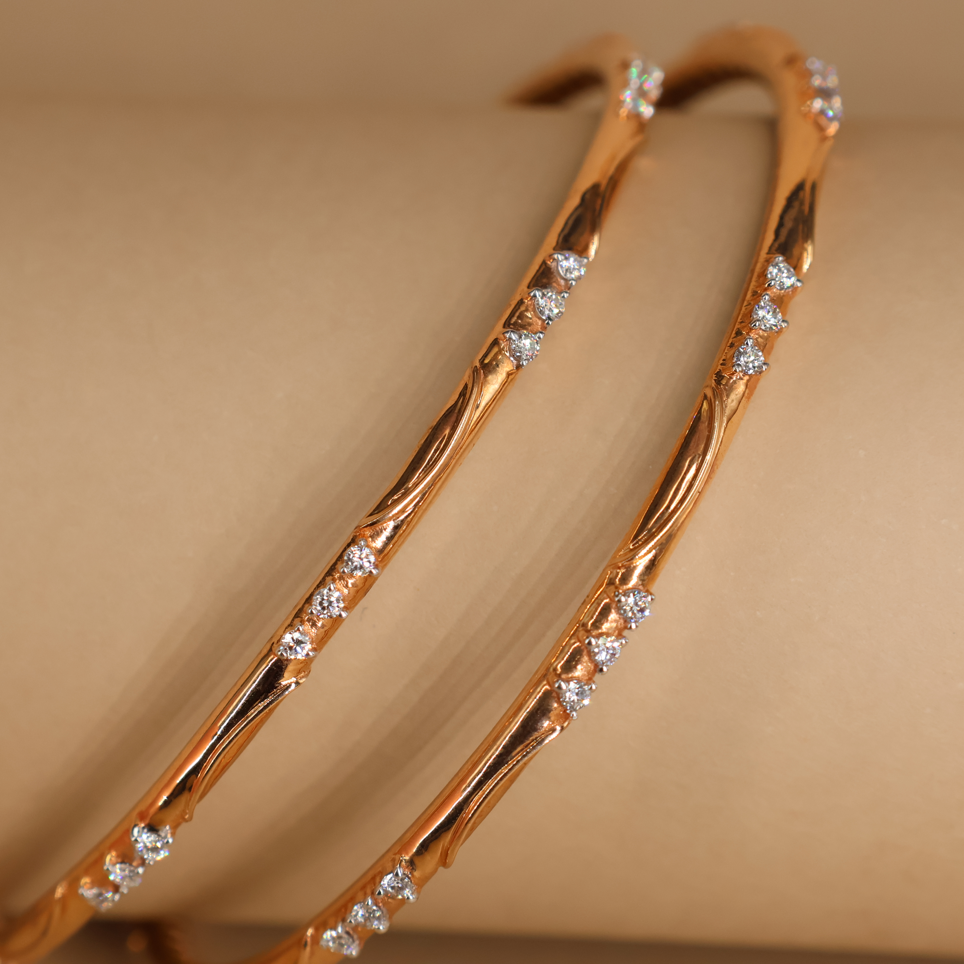 Real Diamond Bangles