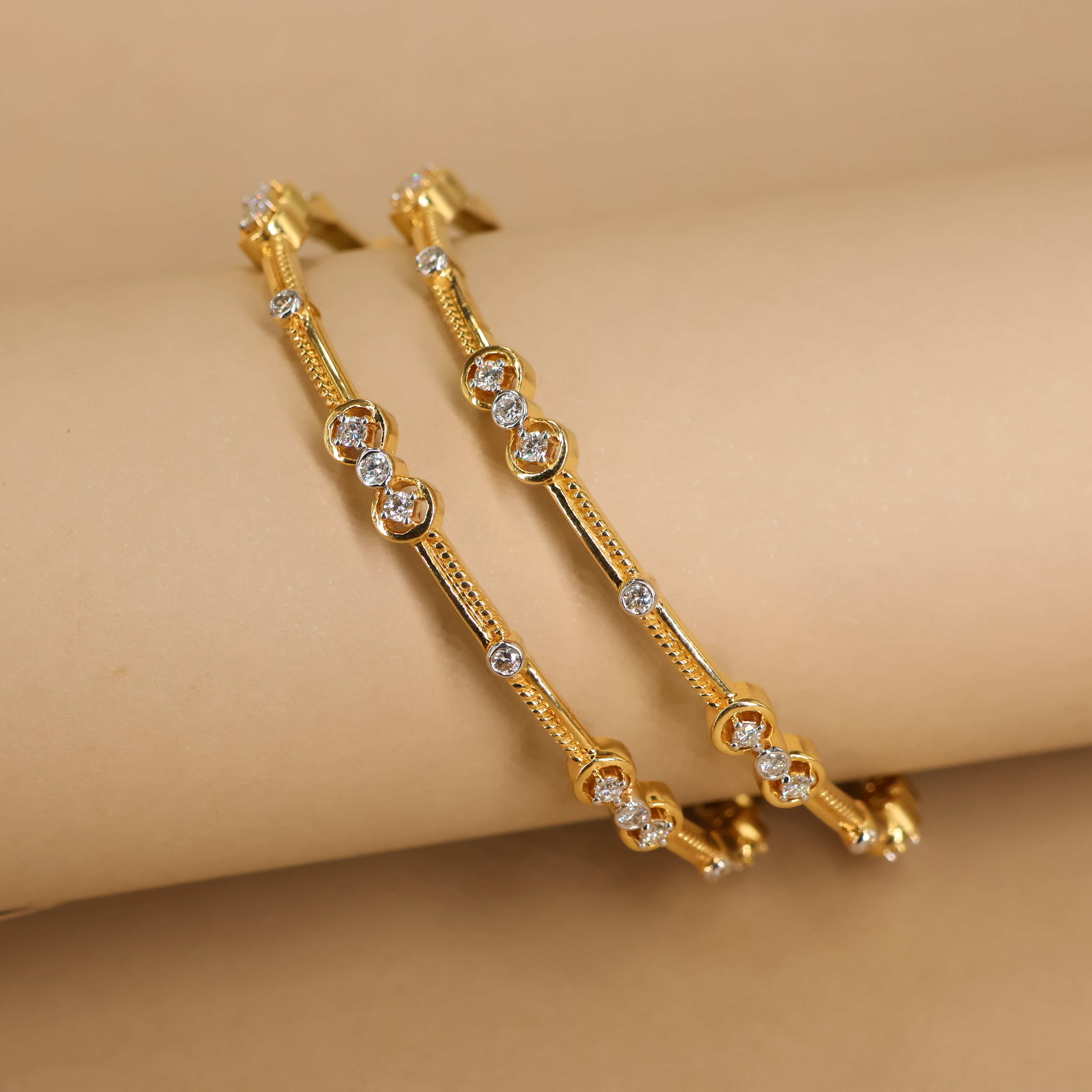 Real Diamond Bangles
