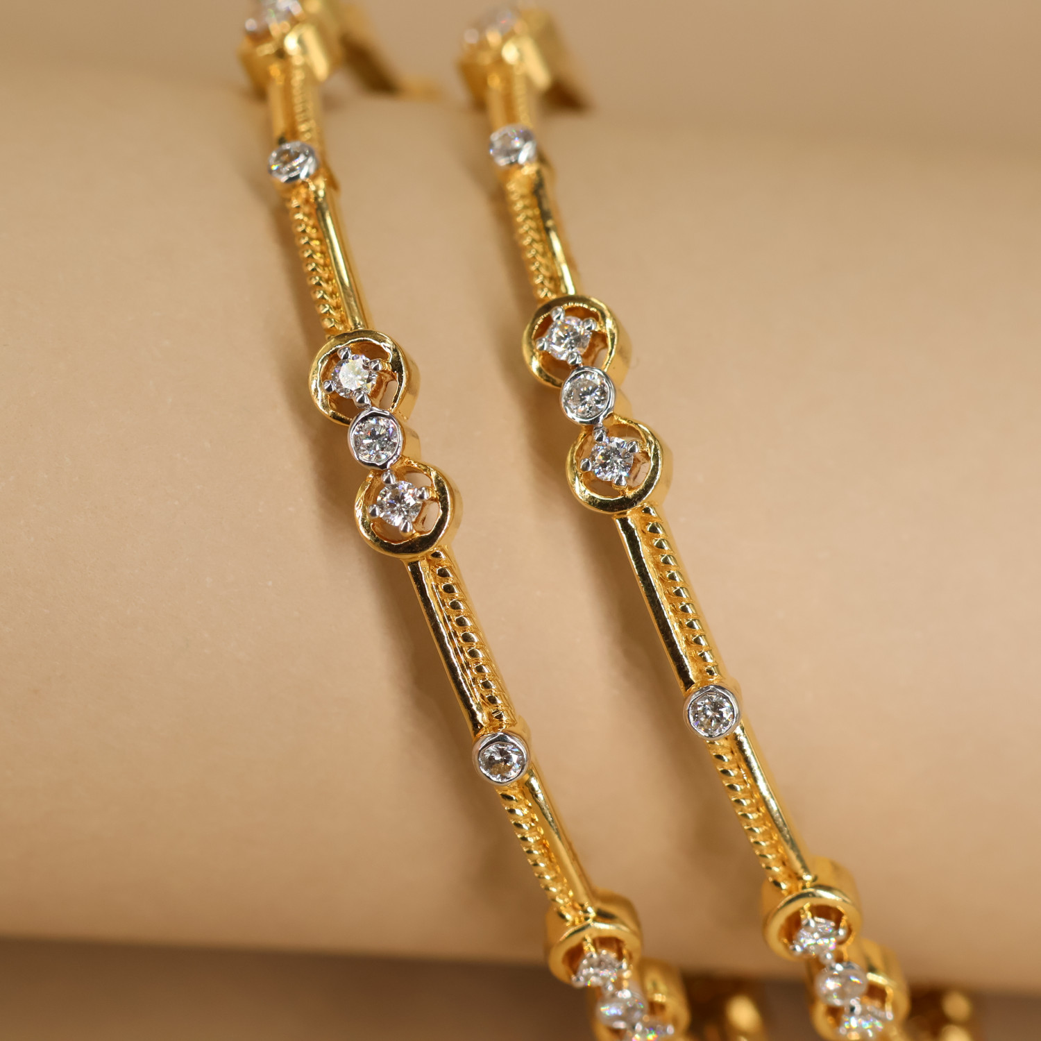 Real Diamond Bangles