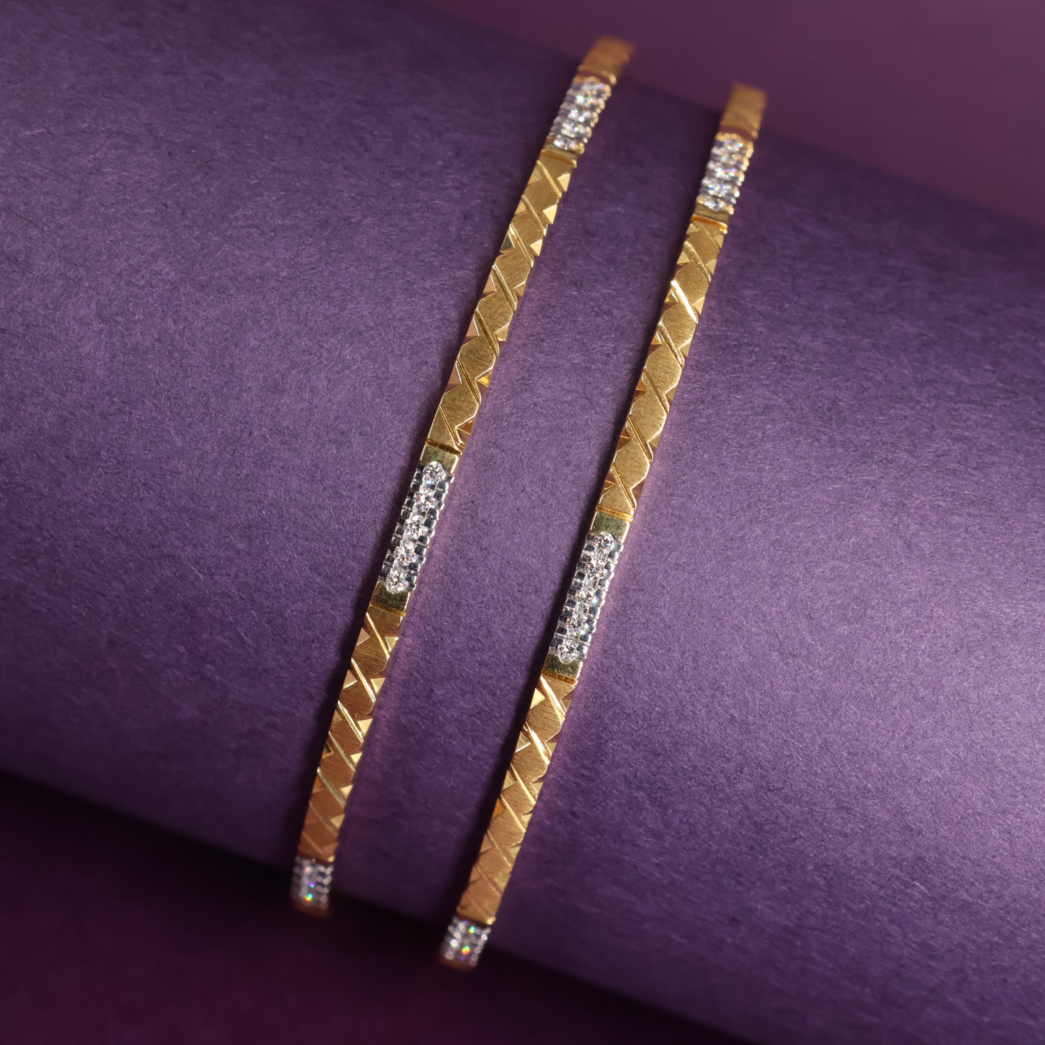 Real Diamond Bangles