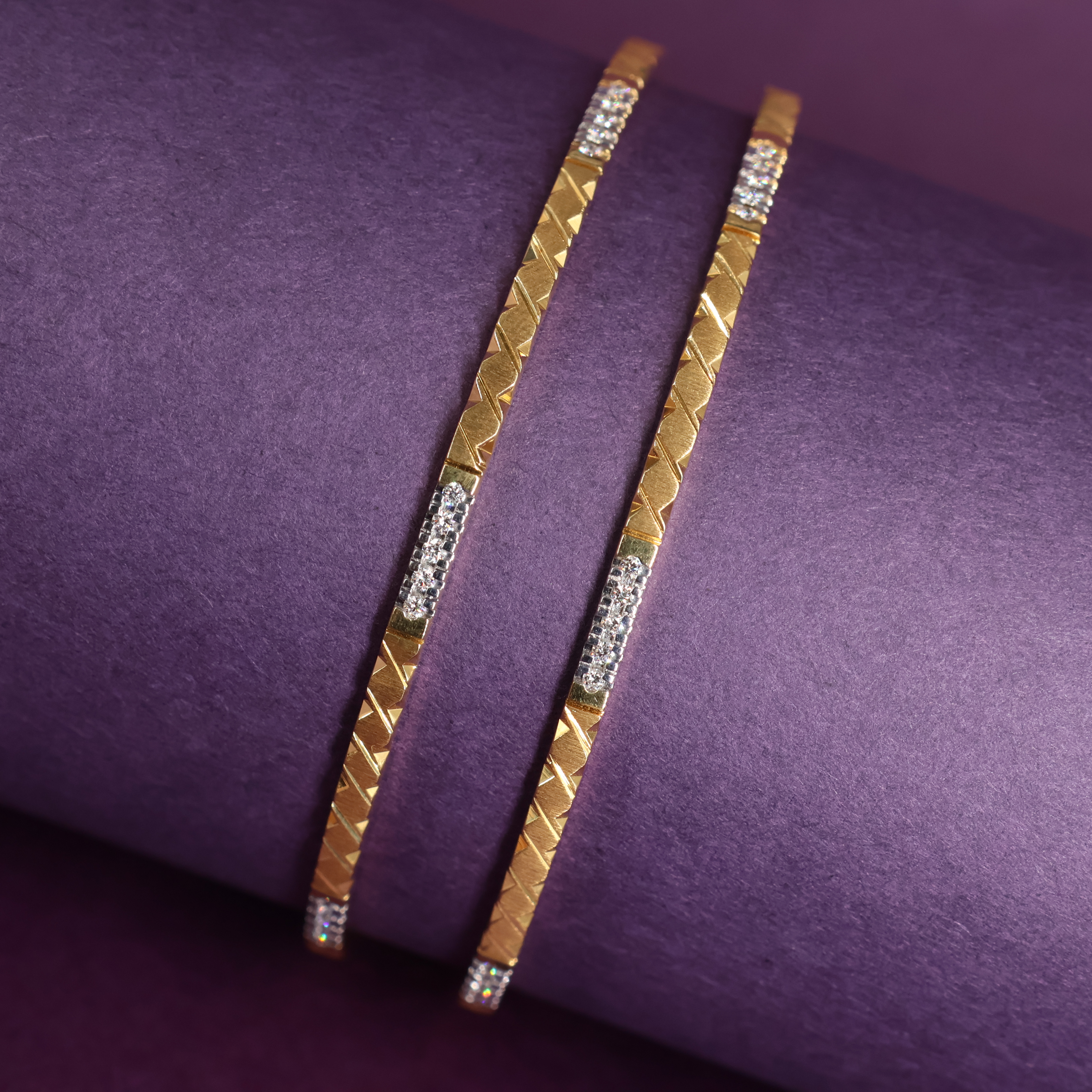 Real Diamond Bangles