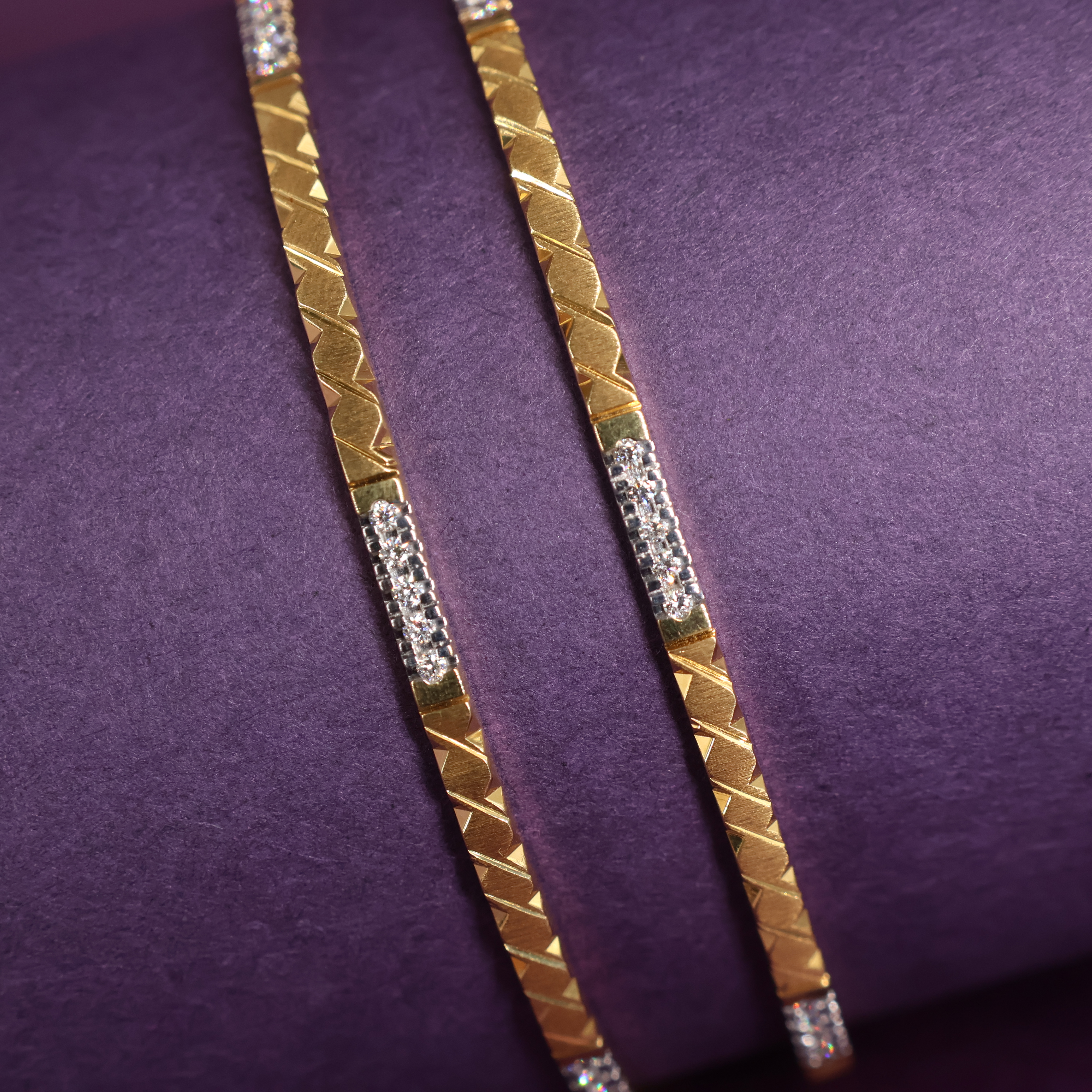 Real Diamond Bangles