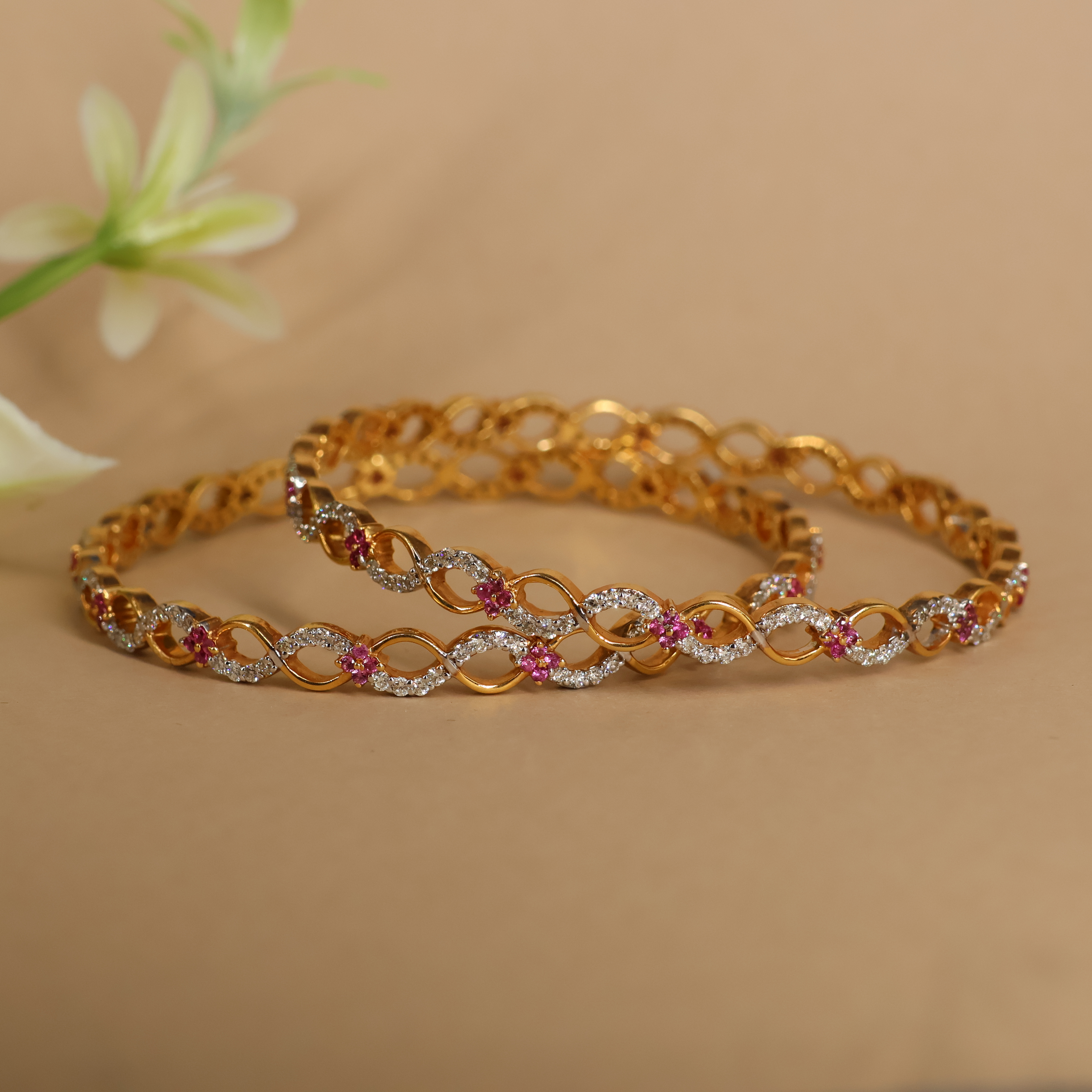 Real Diamond Bangles