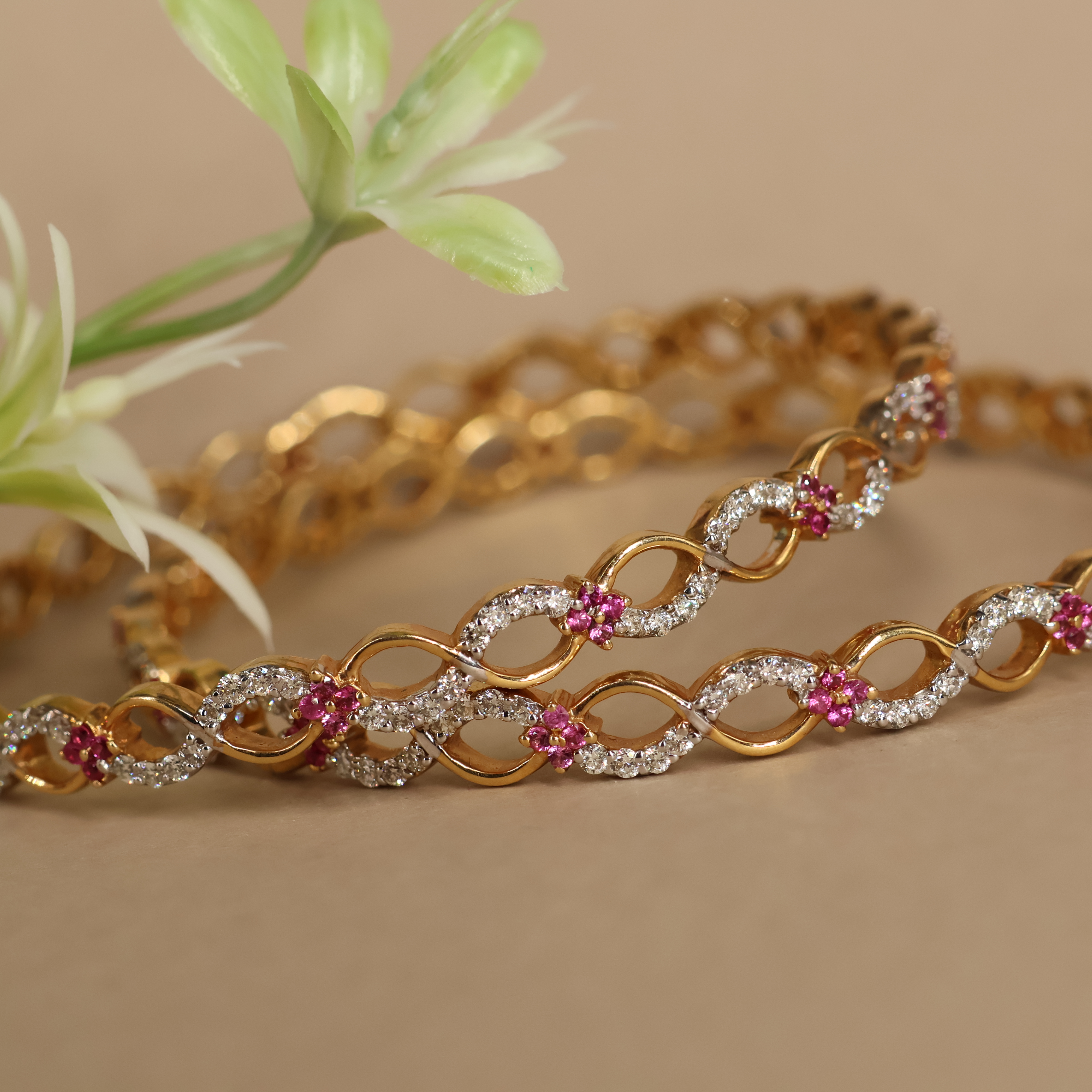 Real Diamond Bangles