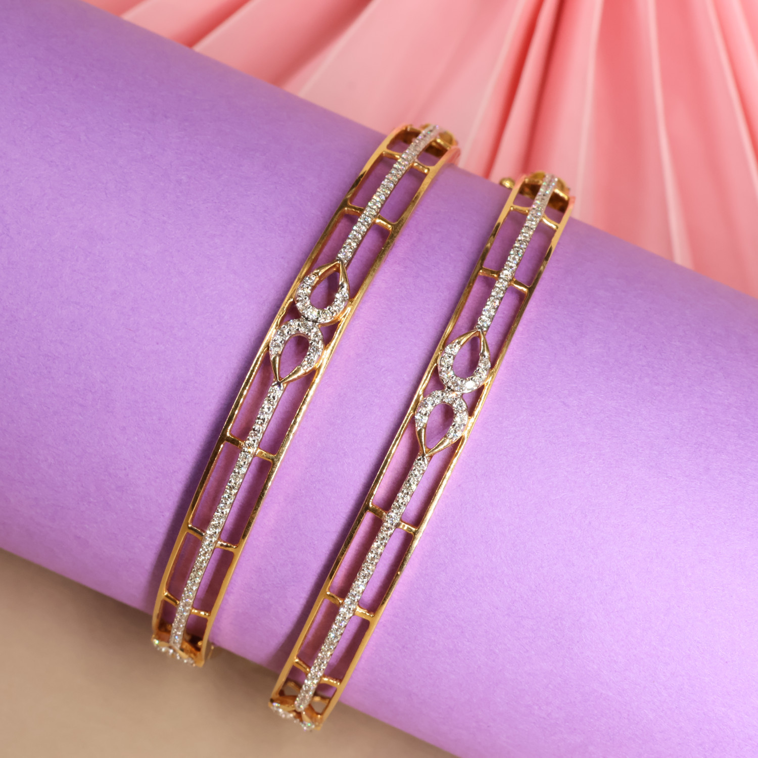 Real Diamond Bangles