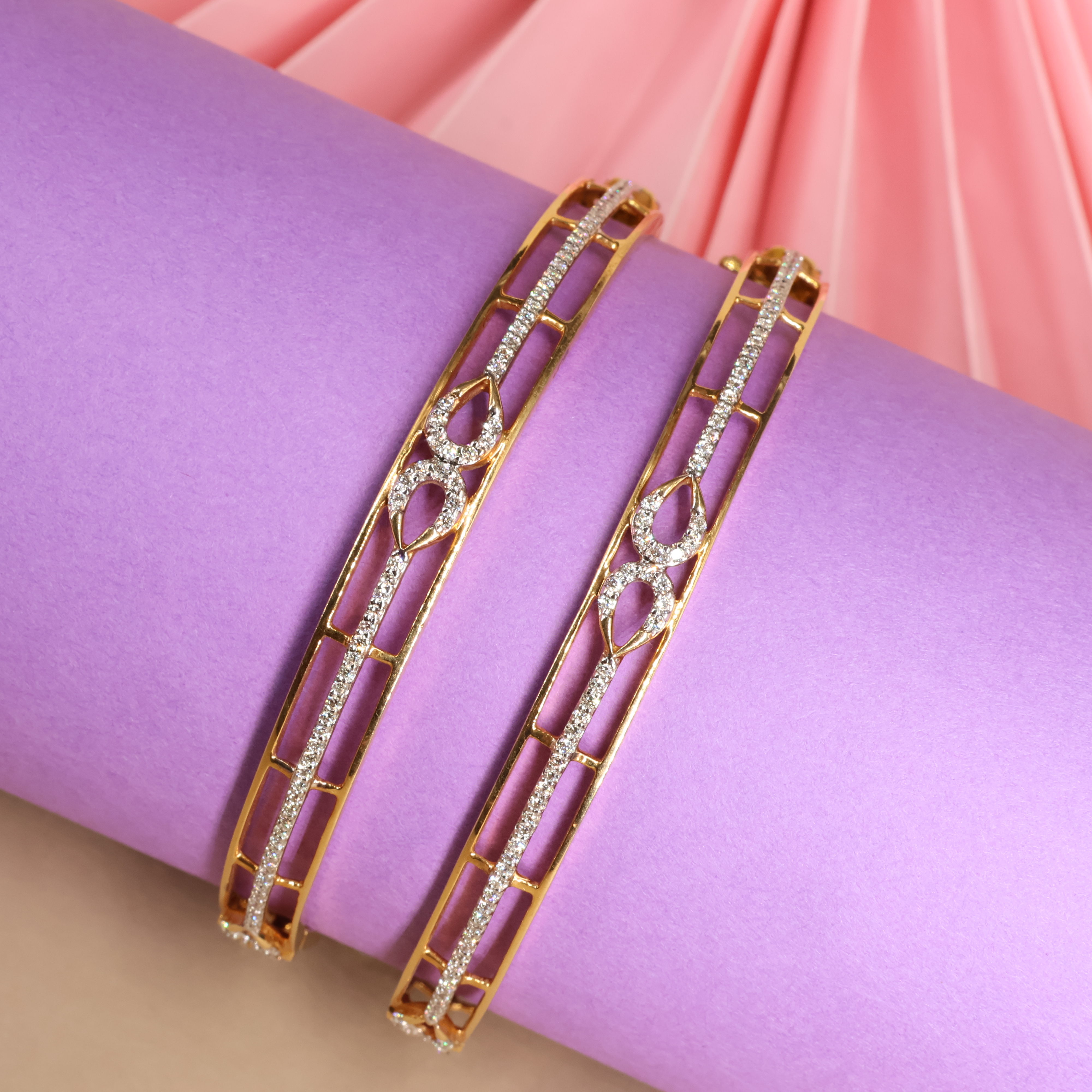 Real Diamond Bangles