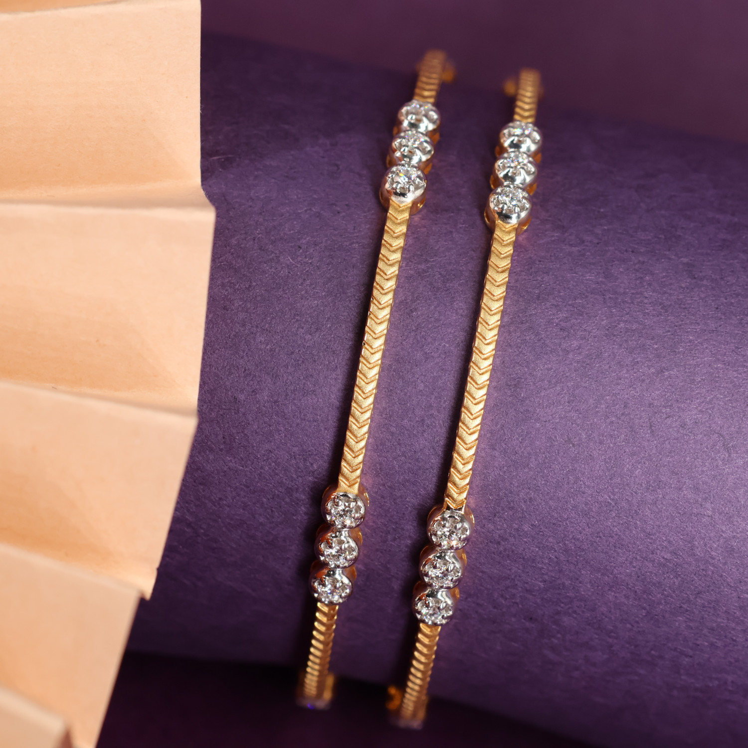 Real Diamond Bangles