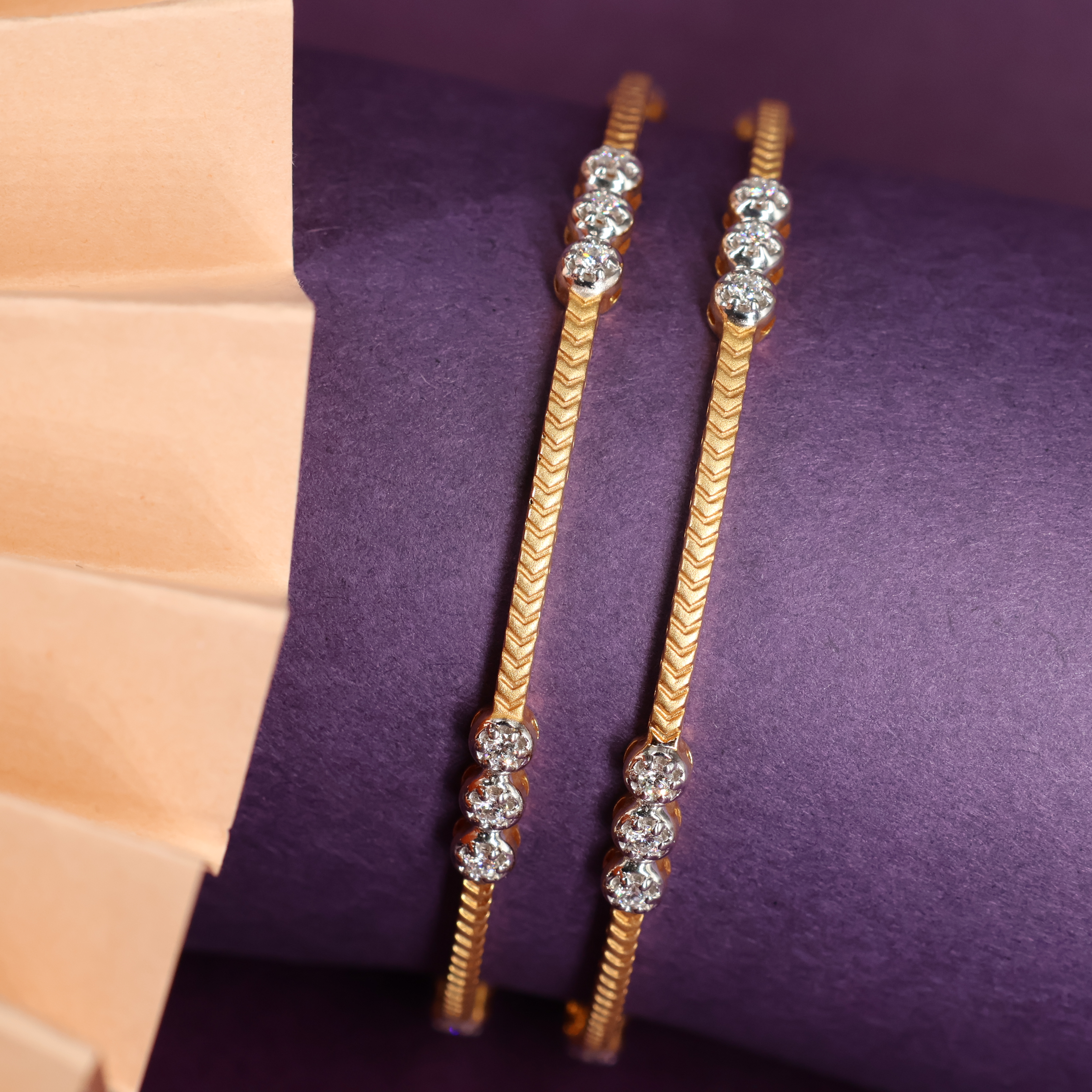 Real Diamond Bangles